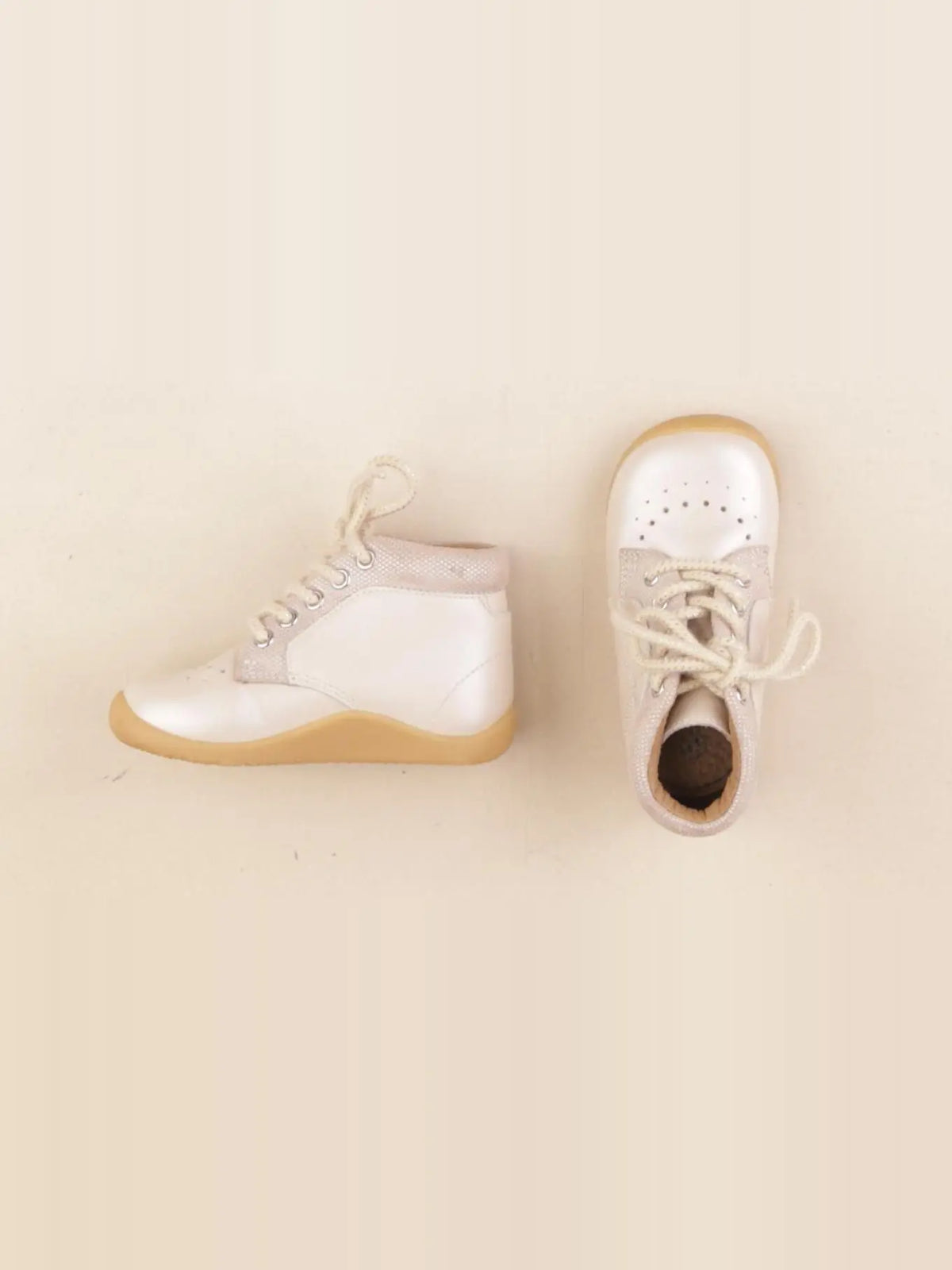 Vertbaudet - bottillons beige - pointure 21