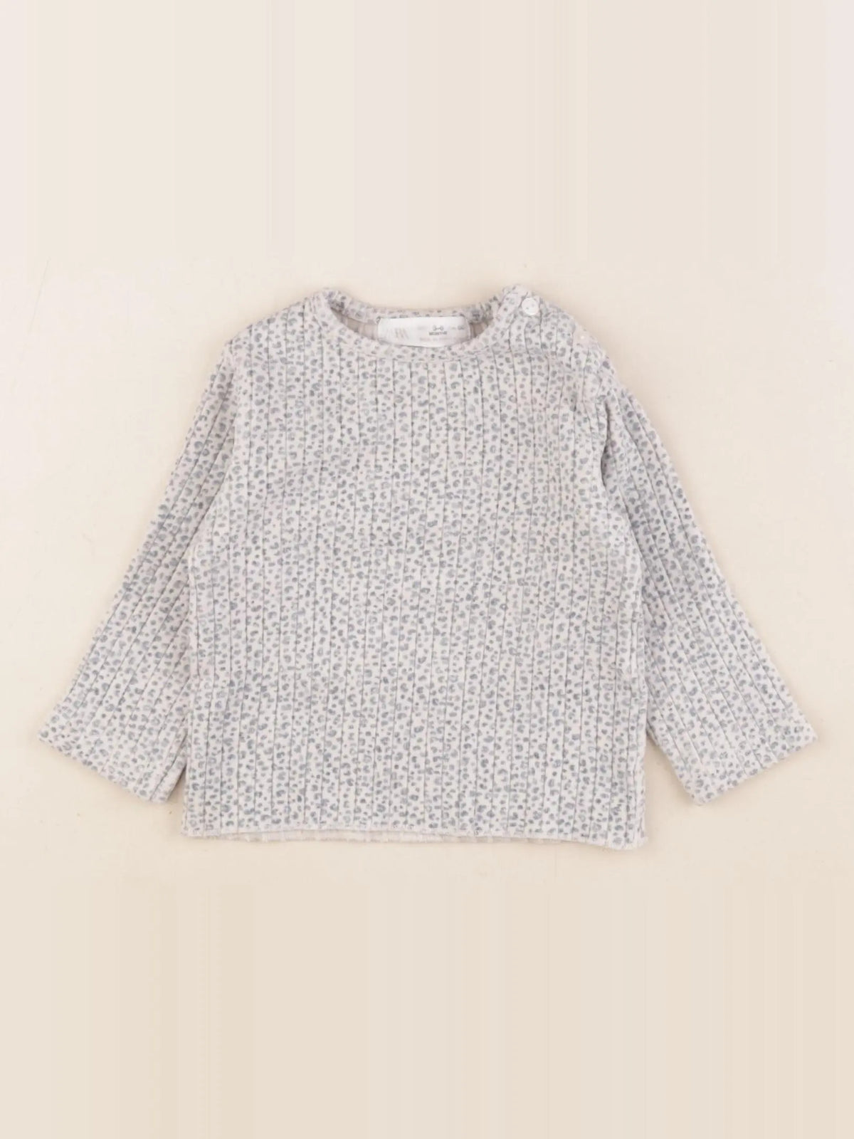 Zara - tee-shirt bleu - 3/6 mois