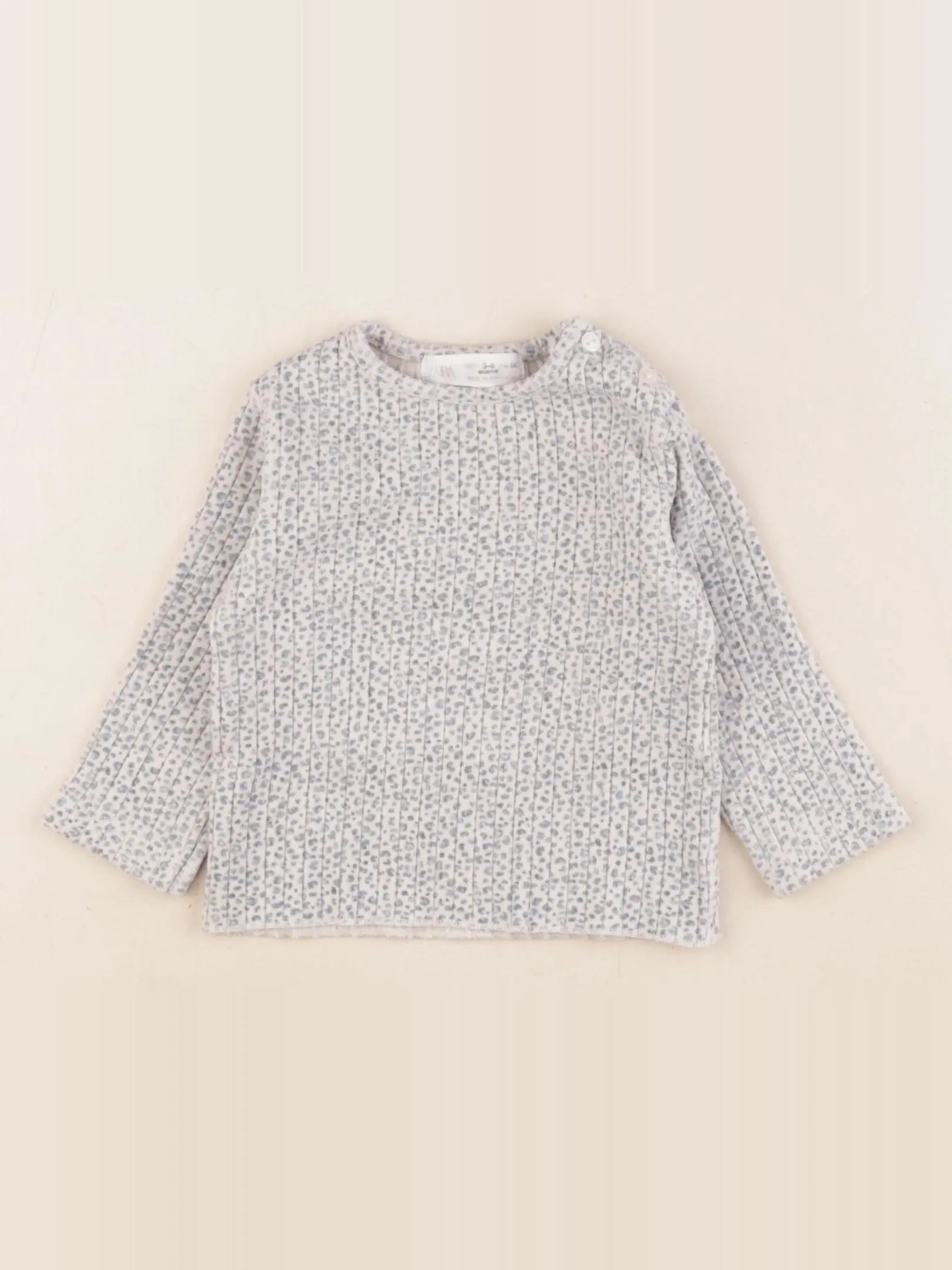 Zara - tee-shirt bleu - 3/6 mois