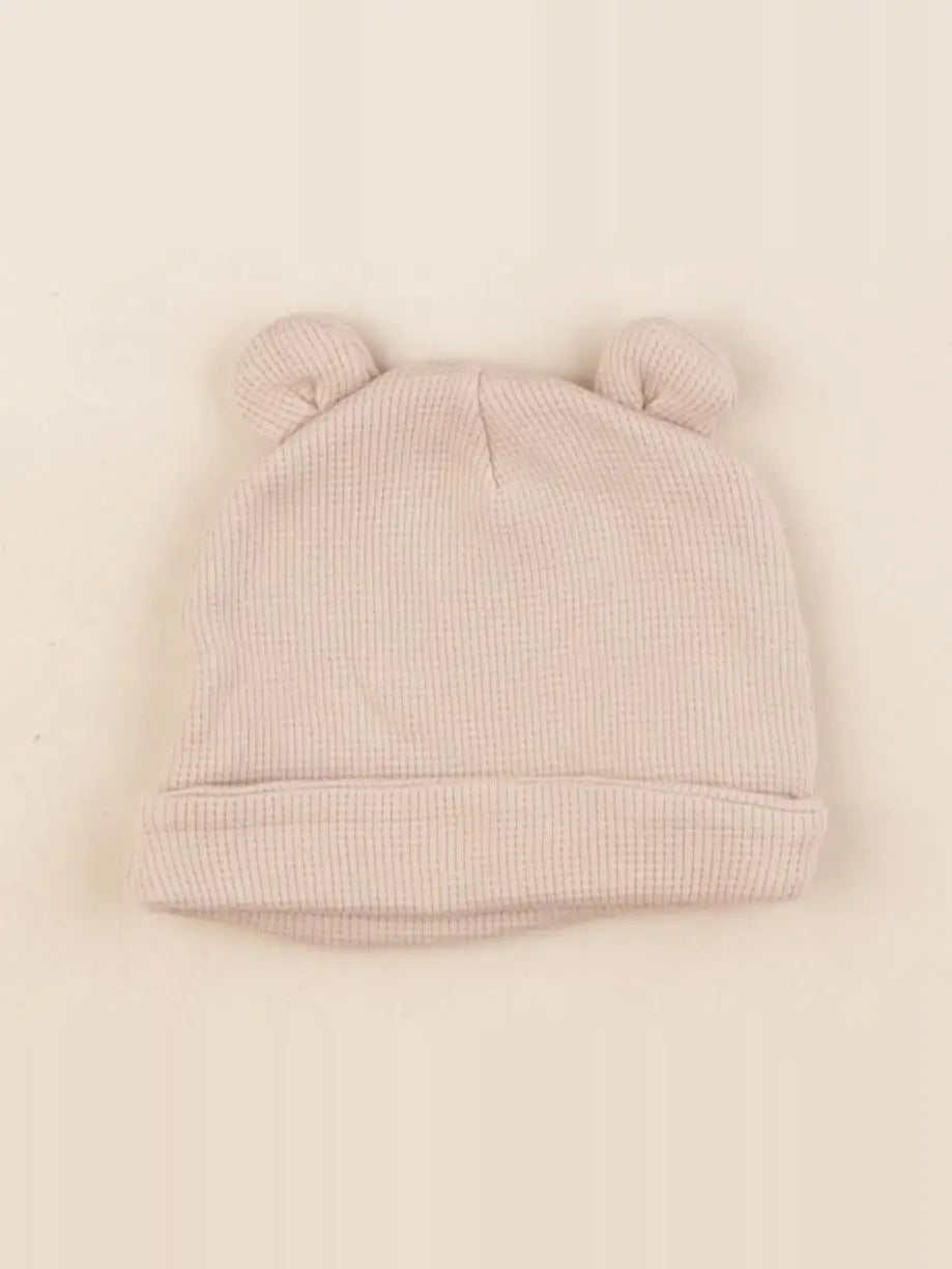 Vertbaudet - bonnet marron - 18 mois