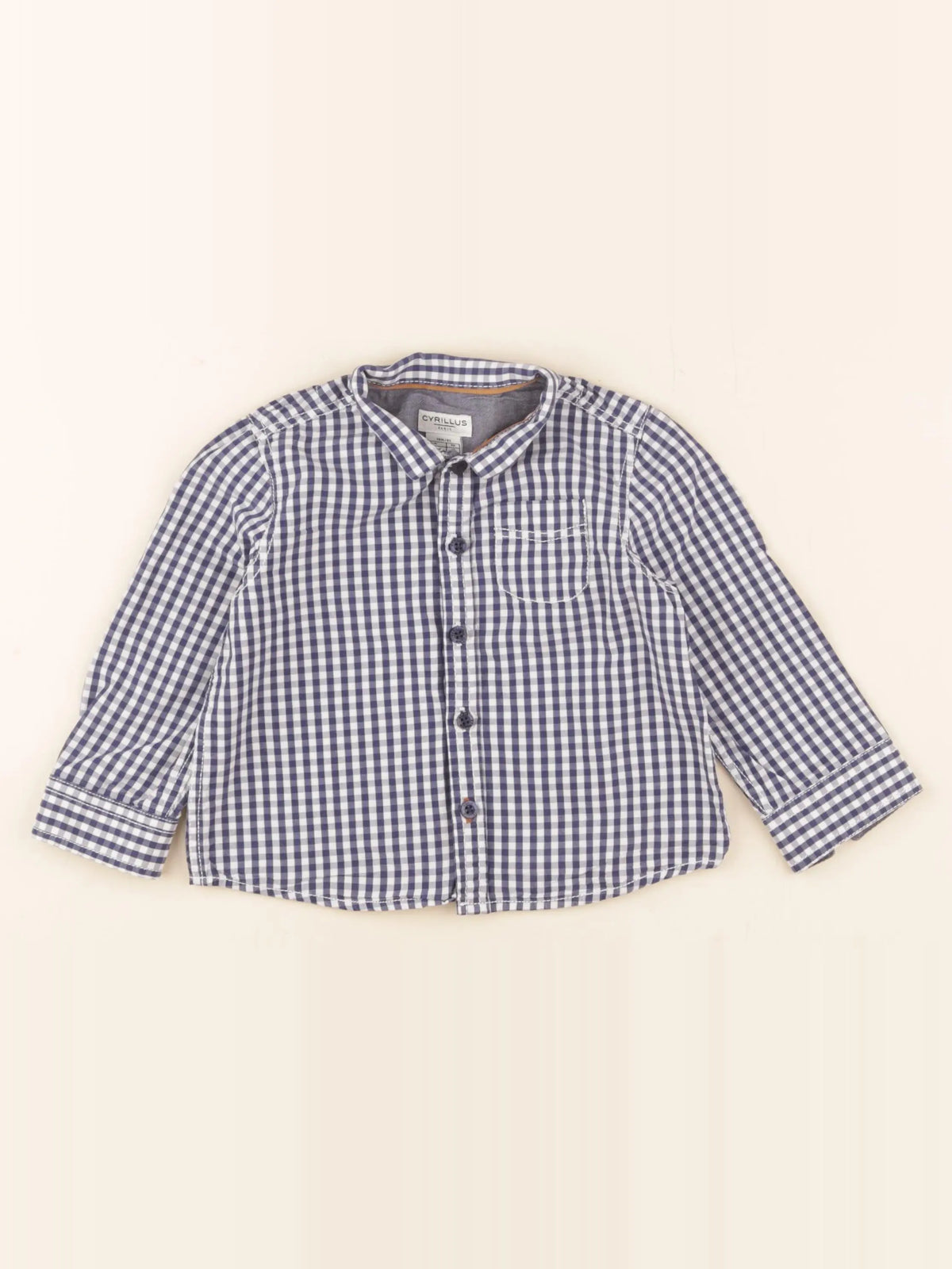 Cyrillus - chemise bleu - 18 mois