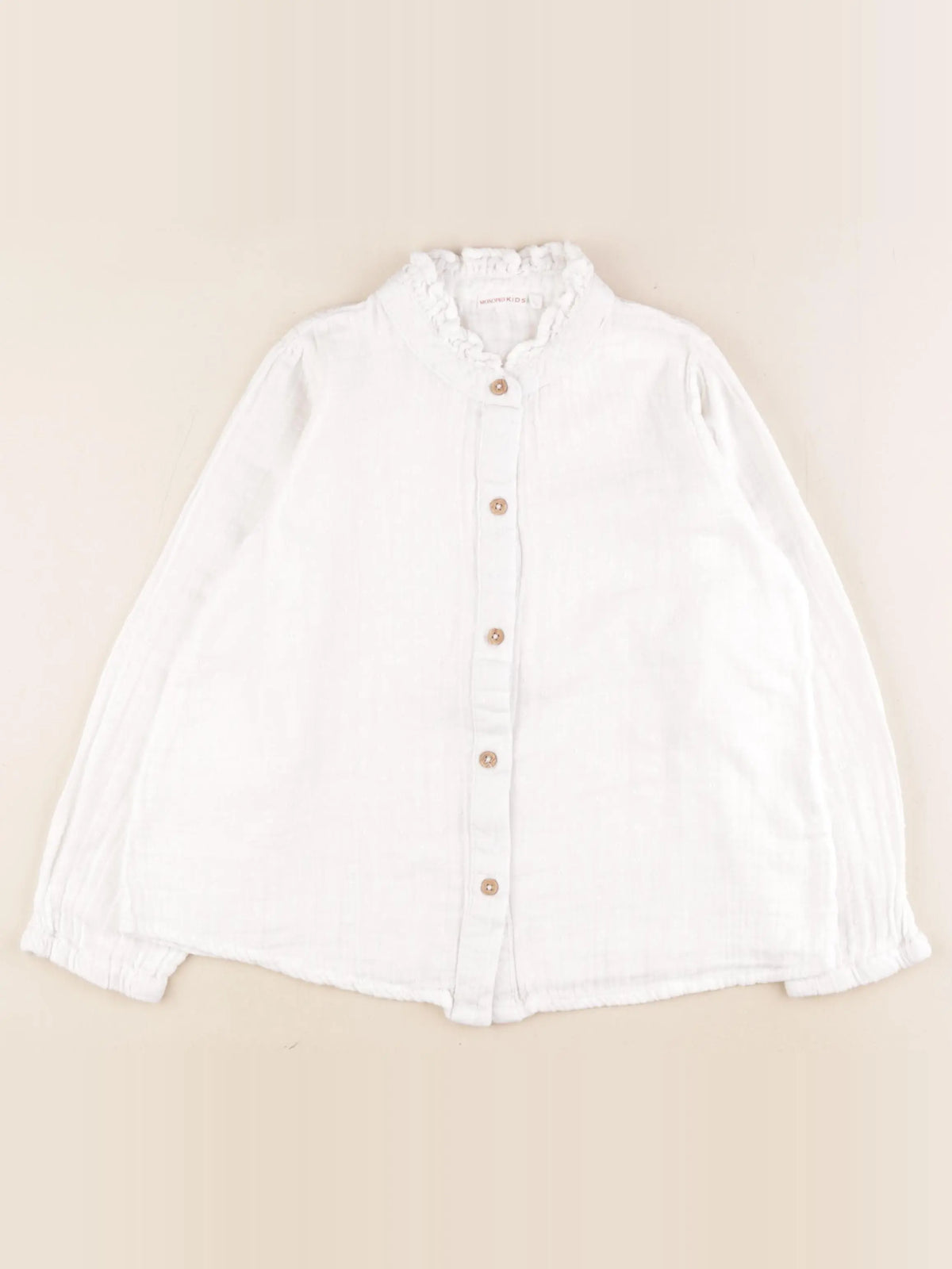 Monoprix - blouse blanc - 8 ans