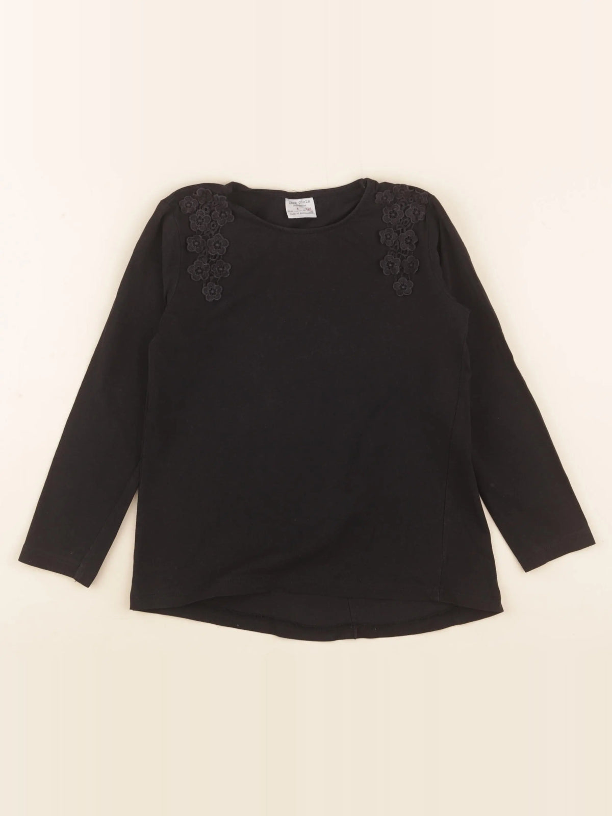 Zara - tee-shirt noir - 6 ans