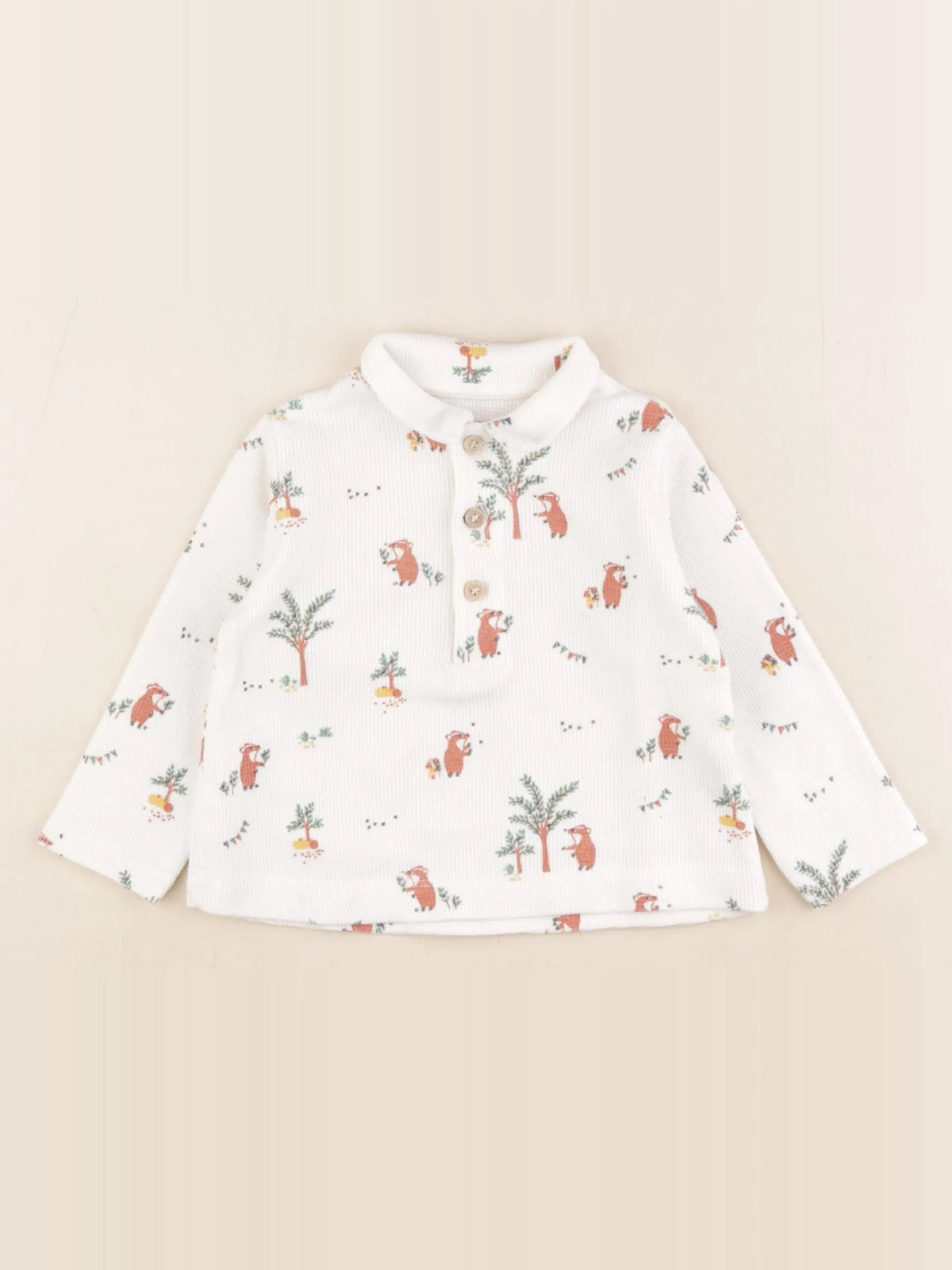 Boutchou - polo beige - 1 an