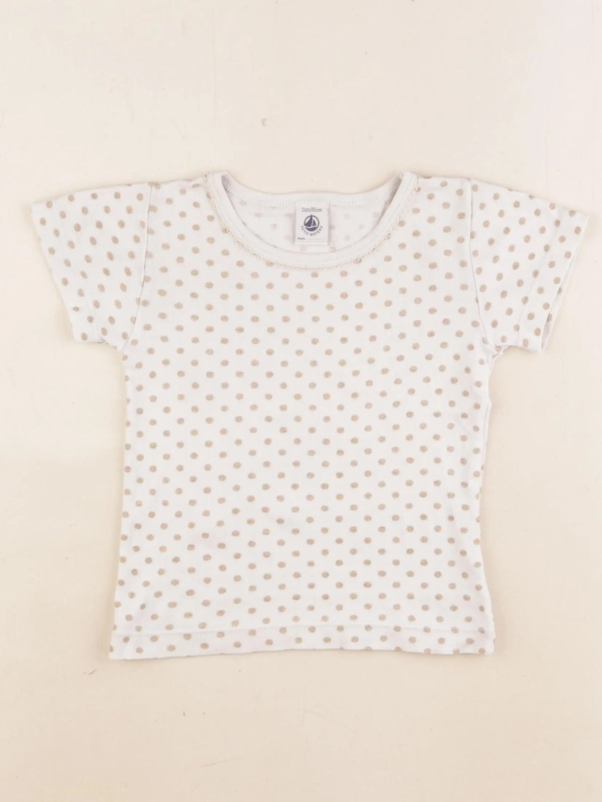 Petit Bateau - maillot de corps beige, or - 2 ans