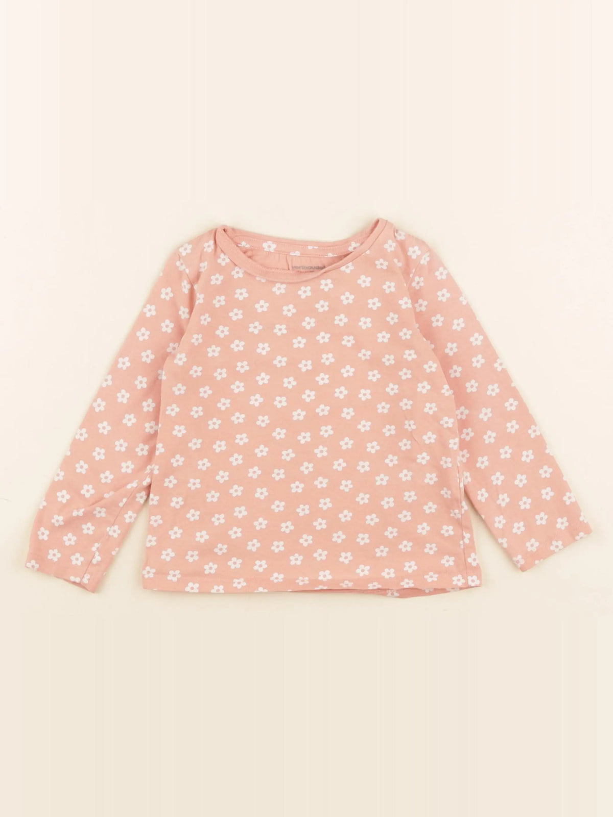Vertbaudet - tee-shirt rose - 2 ans