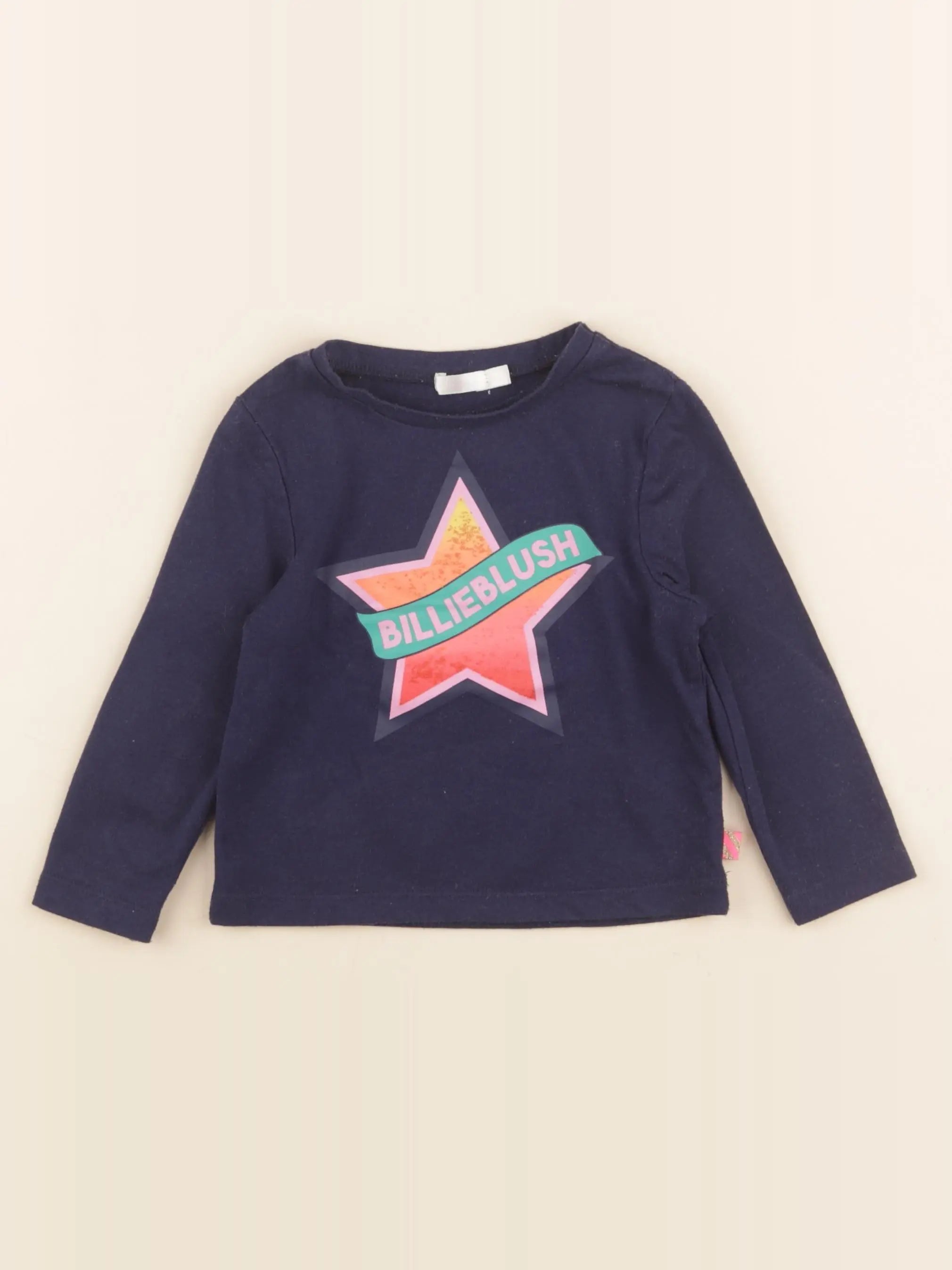 Billie Blush - tee-shirt bleu - 2 ans
