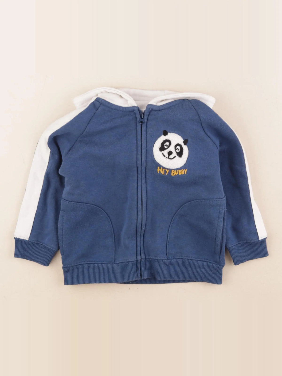 Zara - sweat bleu - 12/18 mois
