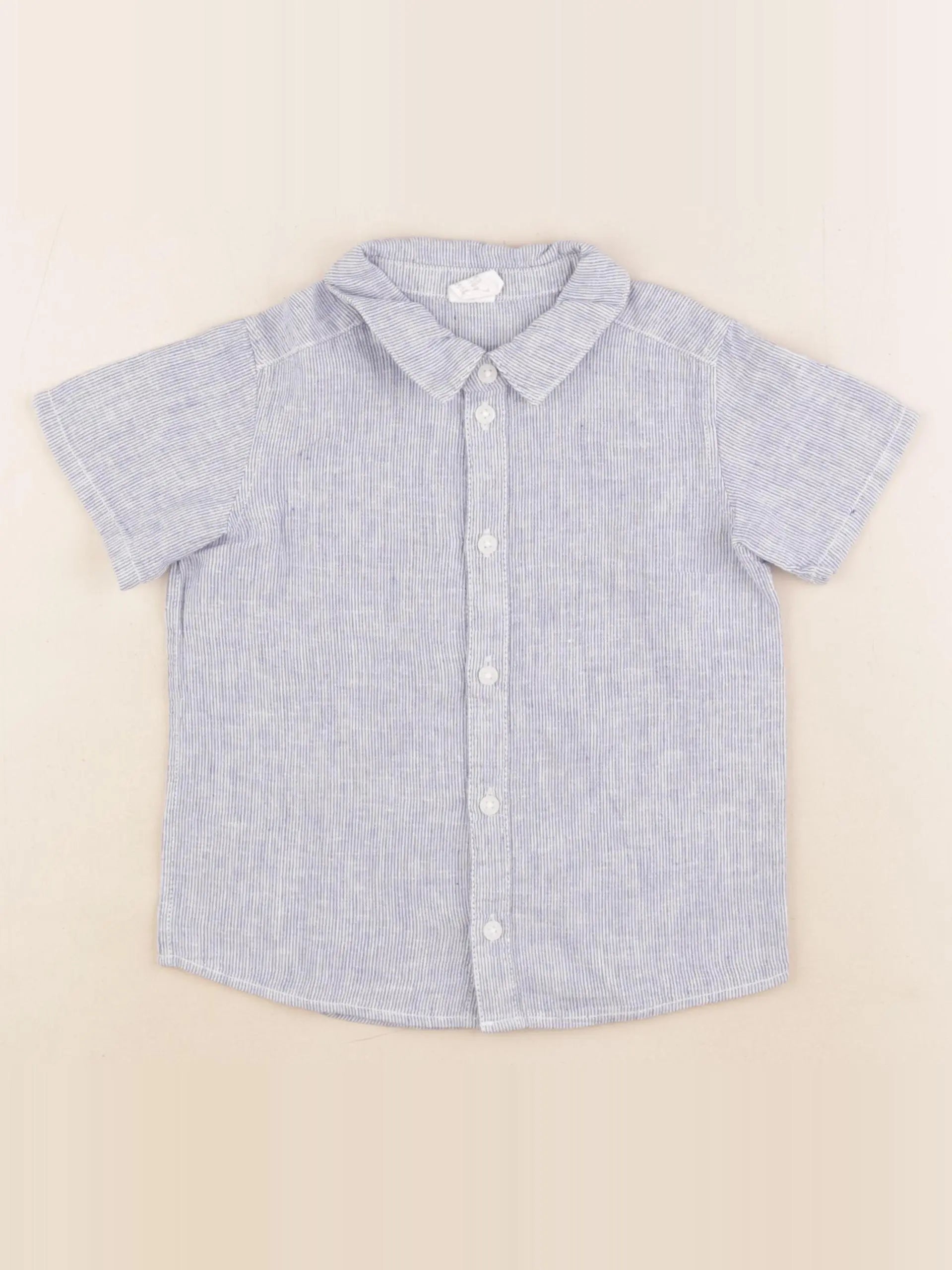 H&M - chemise bleu - 18/24 mois