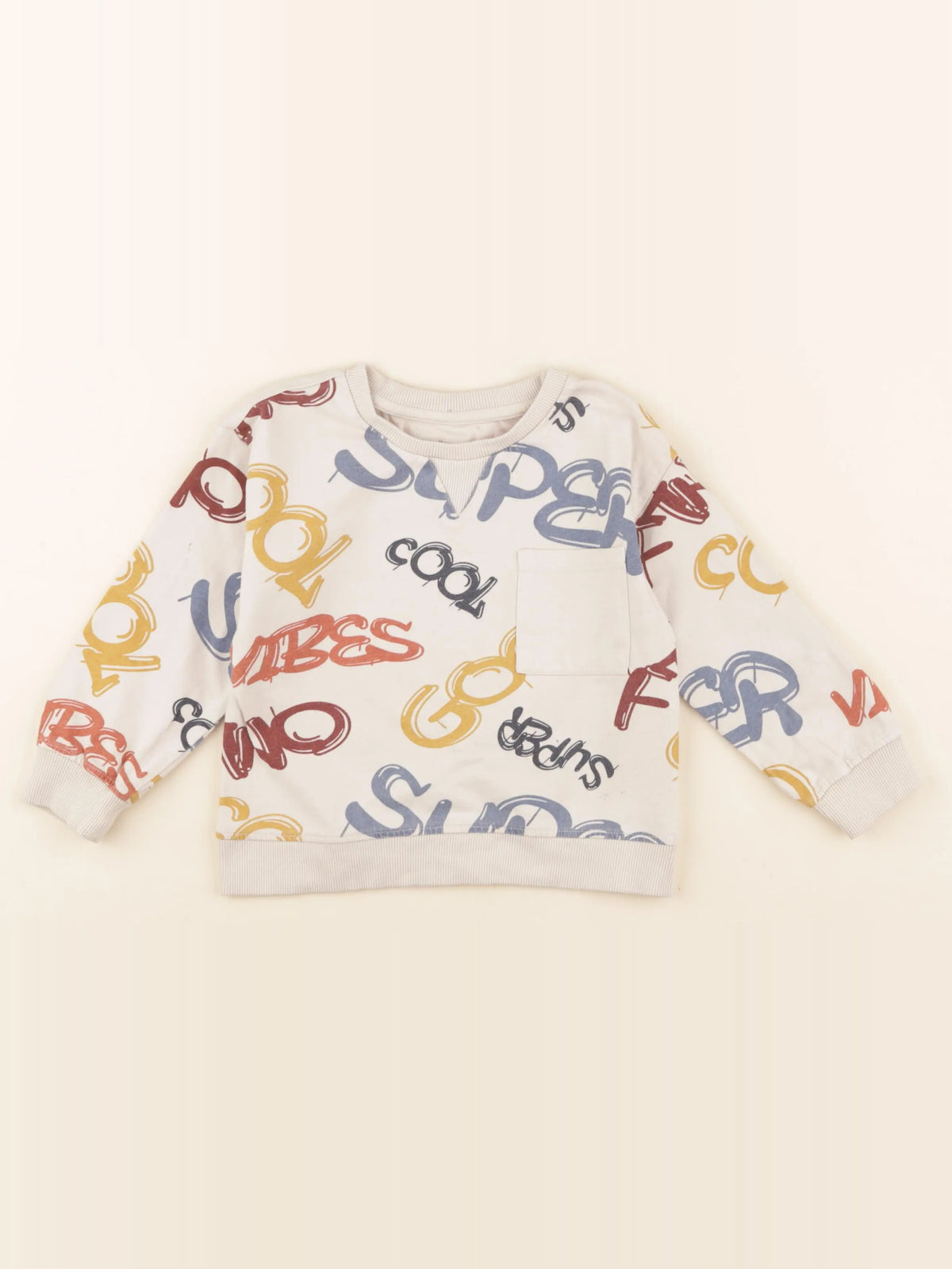 Vertbaudet - tee-shirt beige - 4 ans
