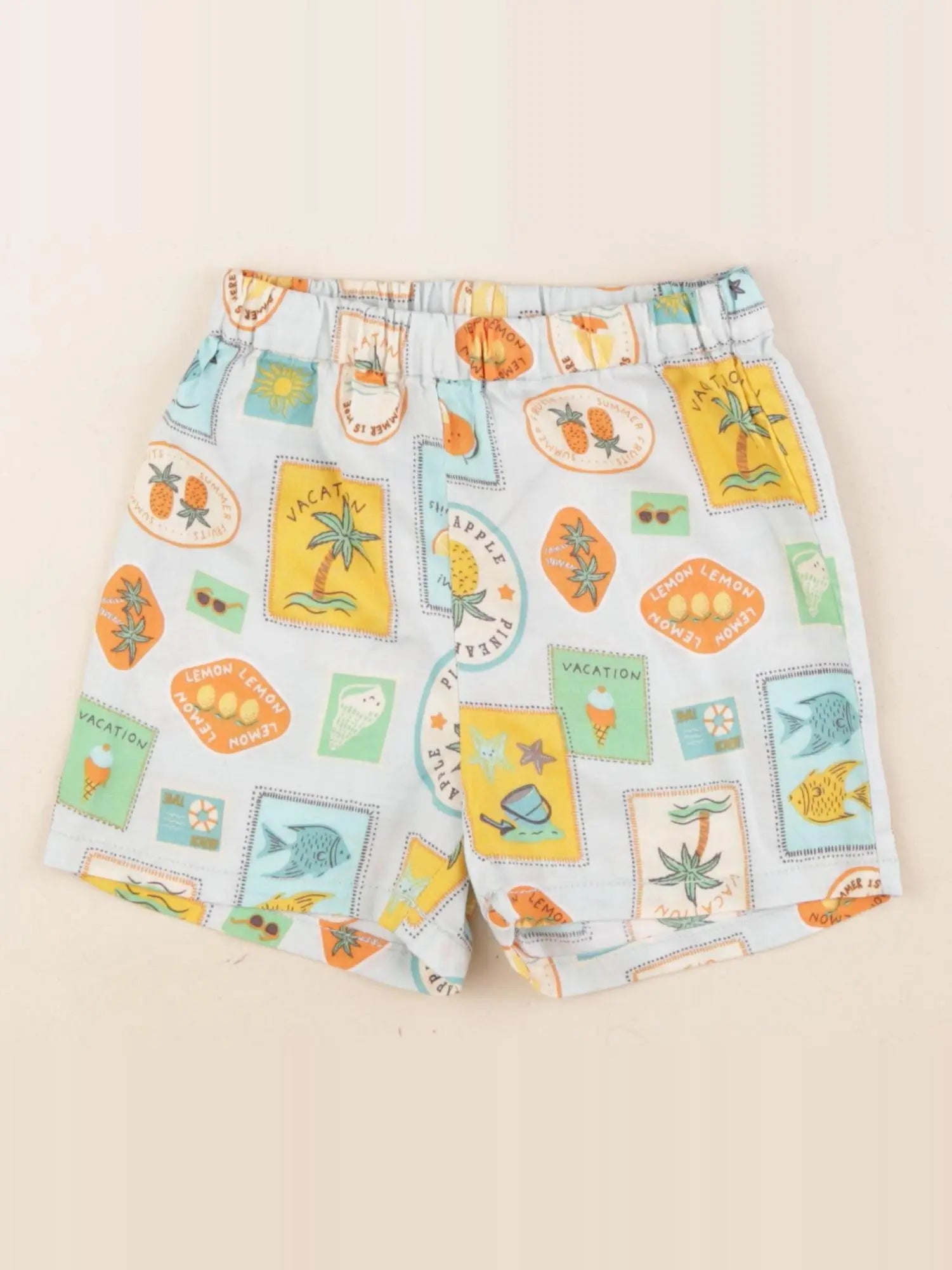 H&M - short multicolore - 18/24 mois