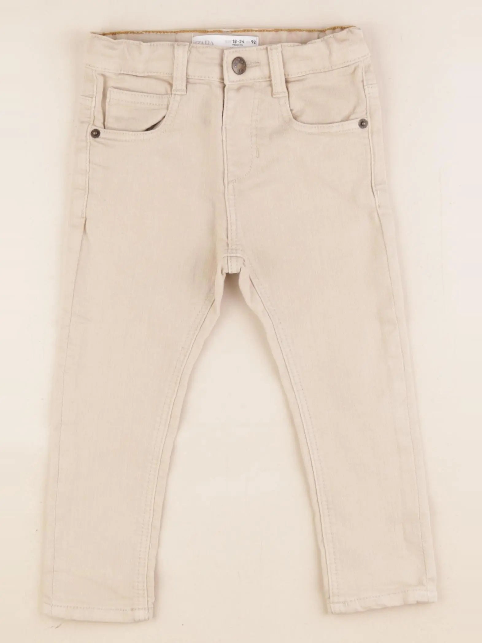 Zara - jean beige - 18/24 mois