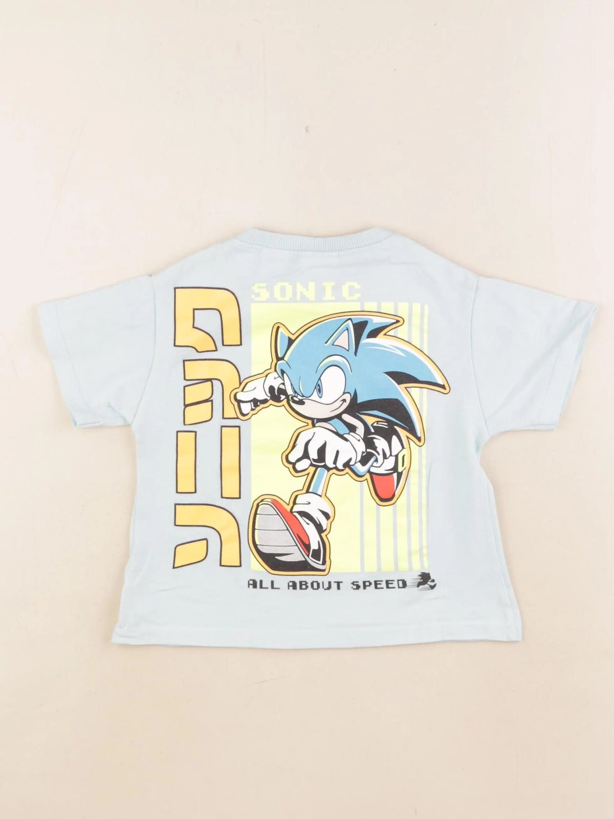 Zara - tee-shirt imprimé au dos bleu - 18/24 mois