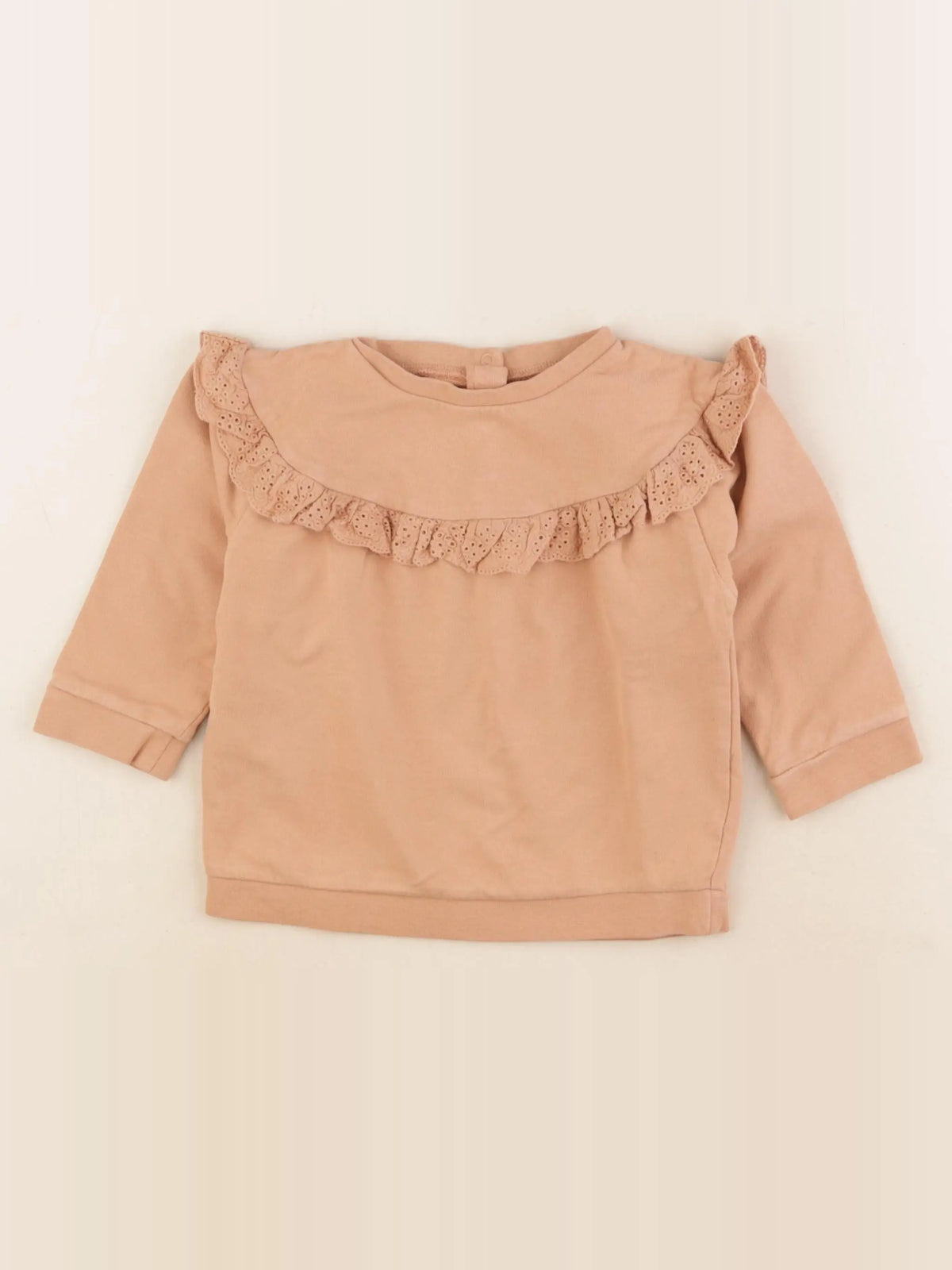 Vertbaudet - sweat marron - 2 ans