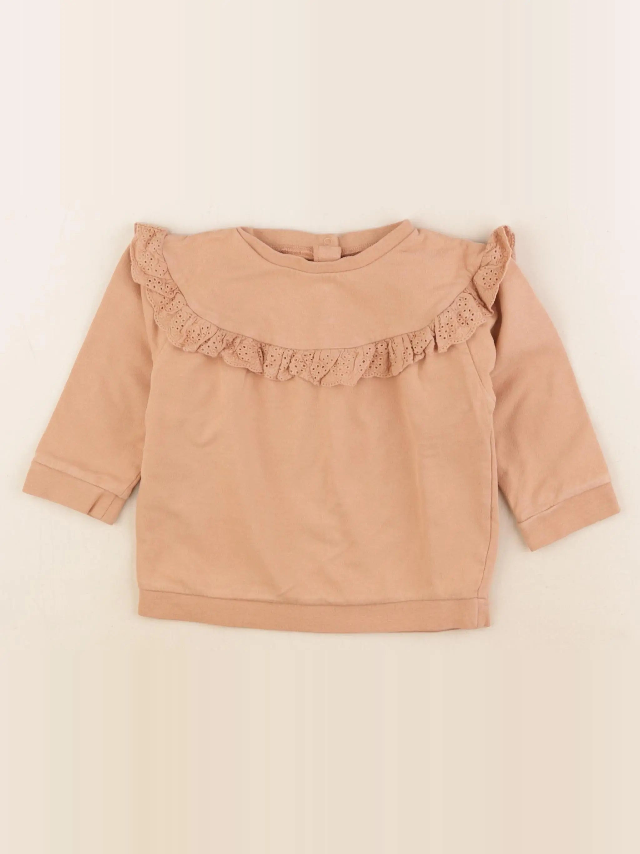 Vertbaudet - sweat marron - 2 ans