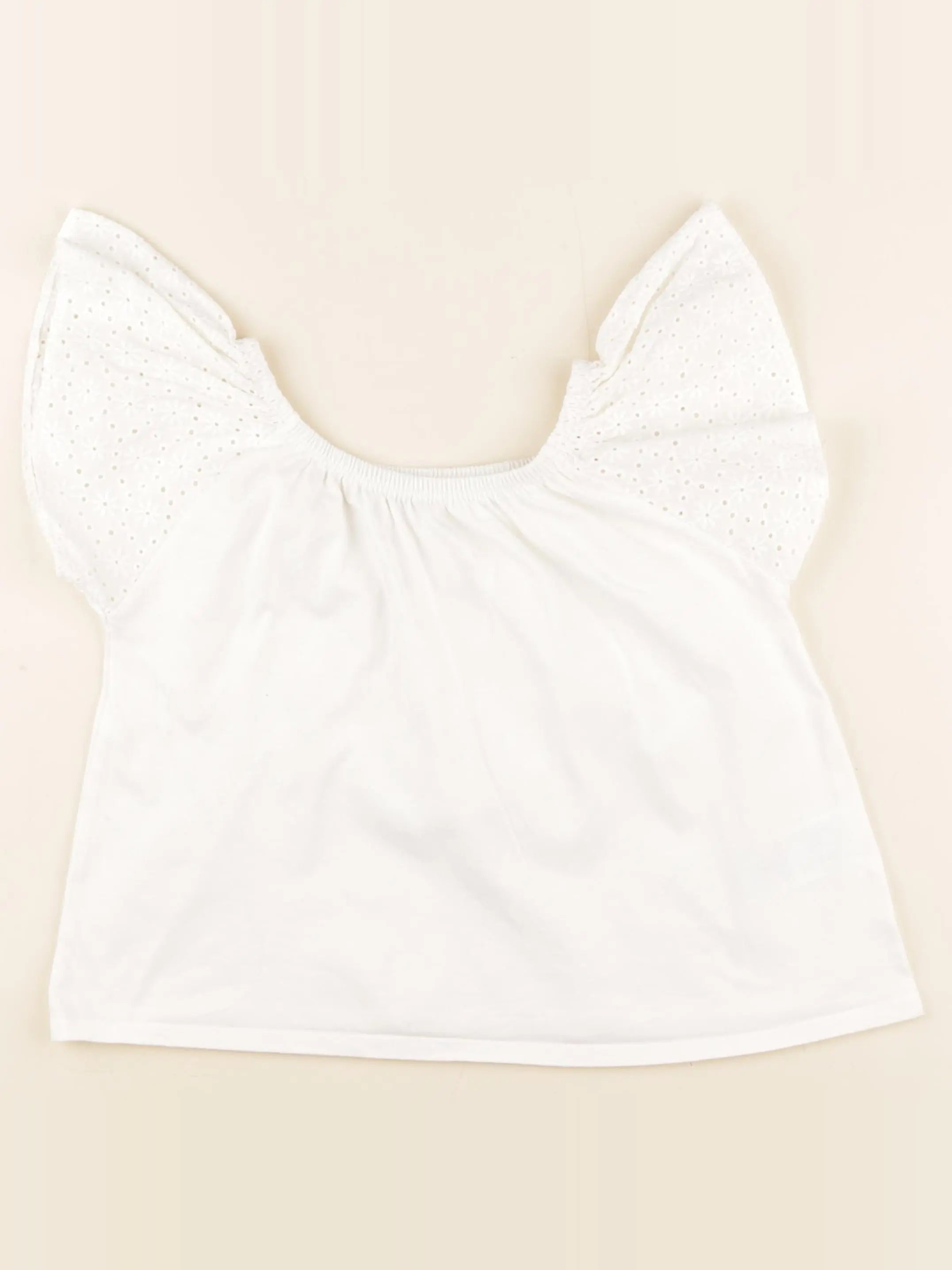 Vertbaudet - tee-shirt blanc - 5 ans