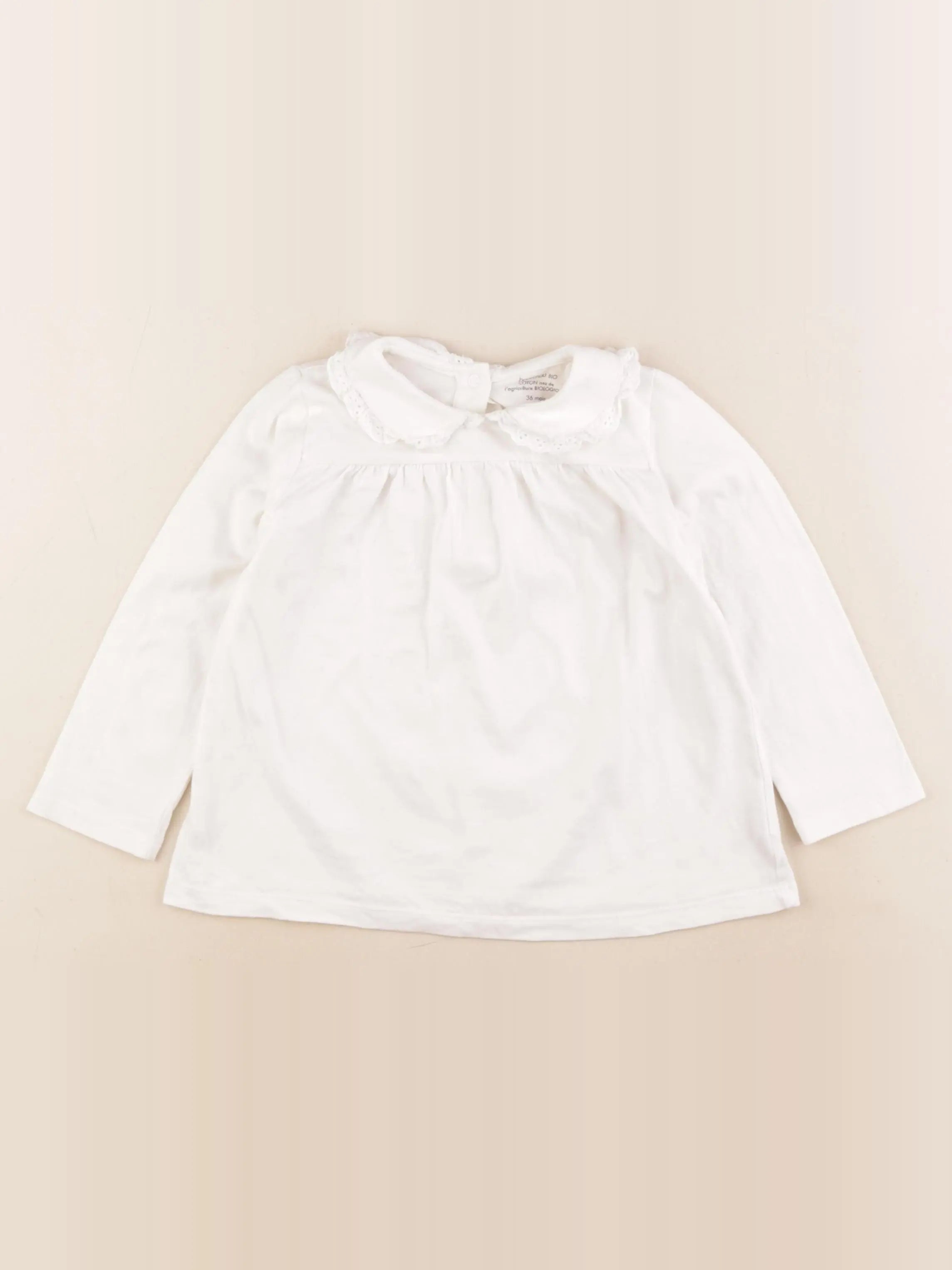 Boutchou - tee-shirt blanc - 36 mois