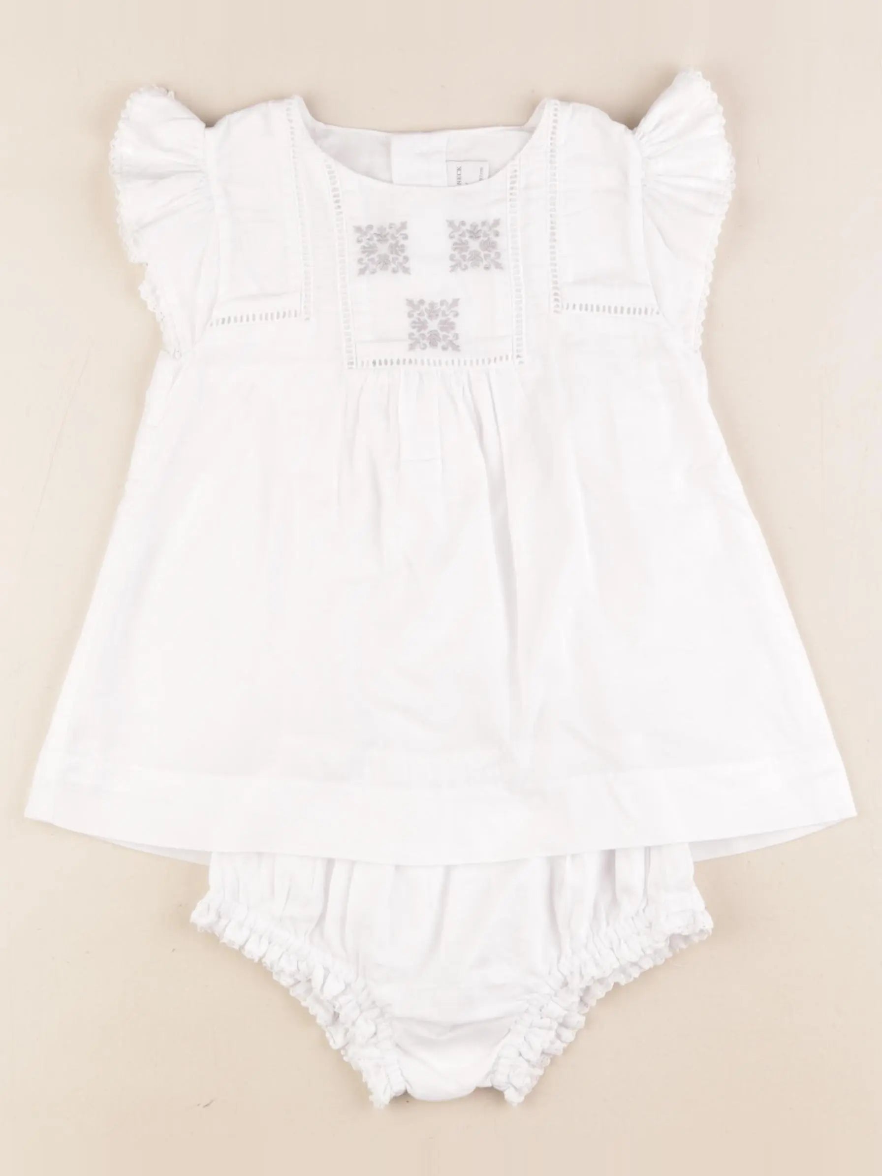 Neck & Neck - robe blanc - 2/3 ans