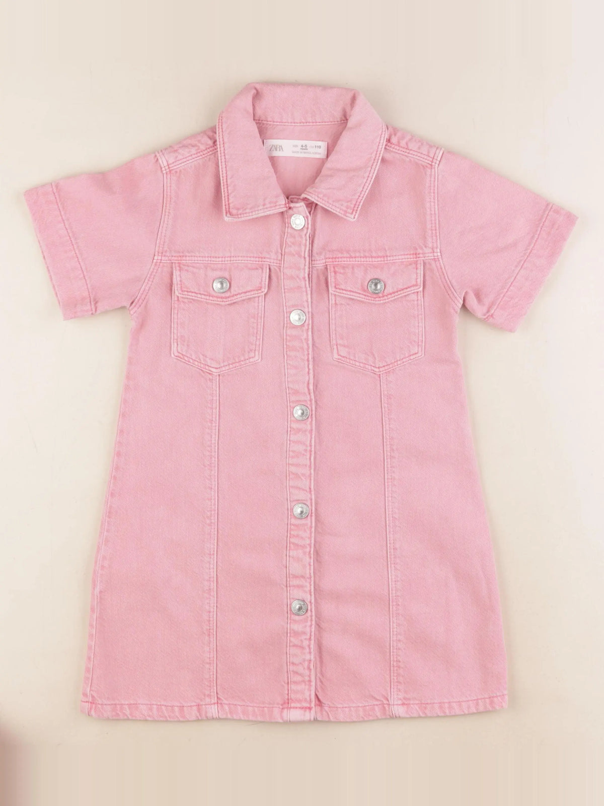 Zara - robe rose - 4/5 ans