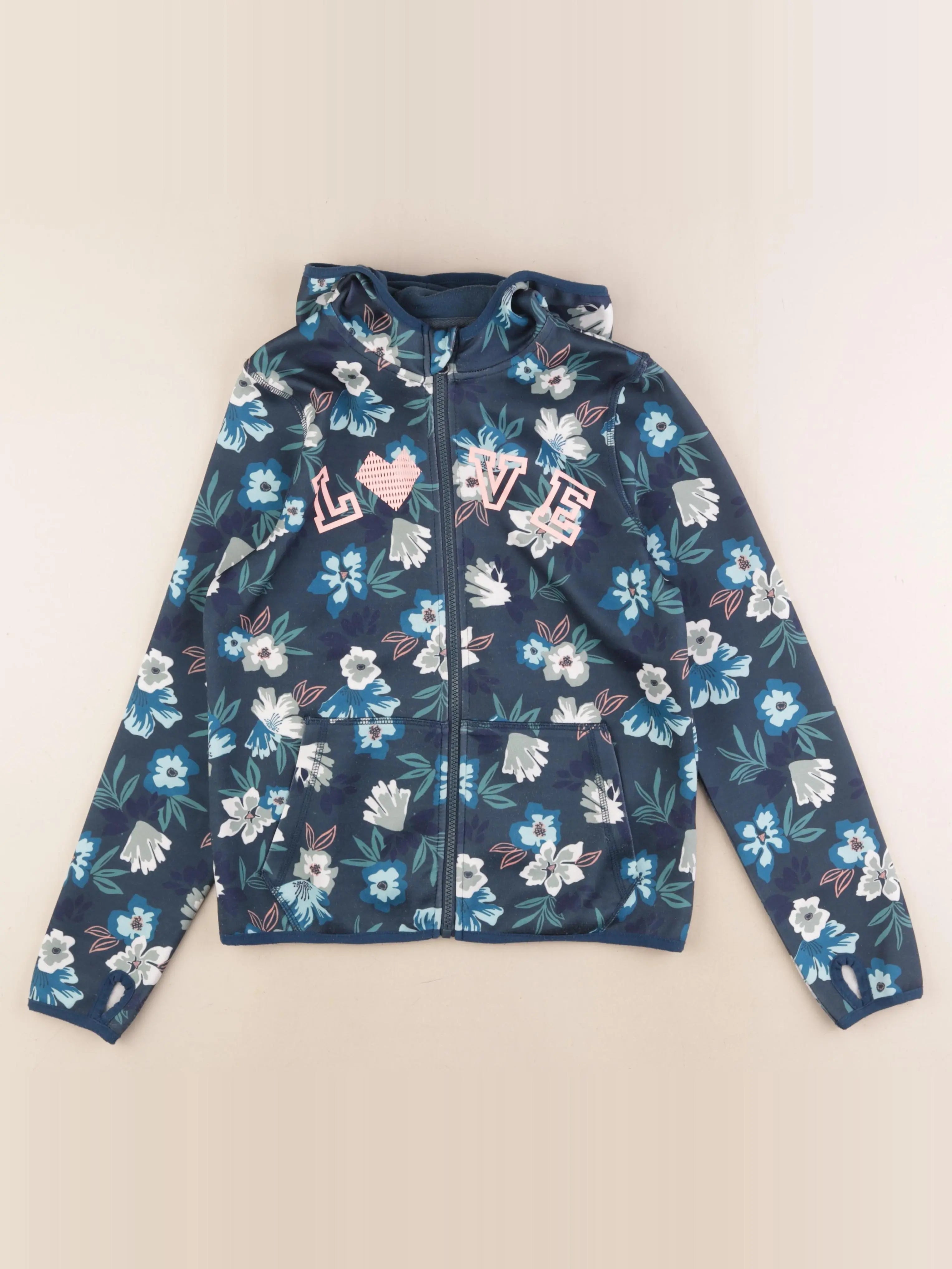 Vertbaudet - sweat multicolore - 12 ans