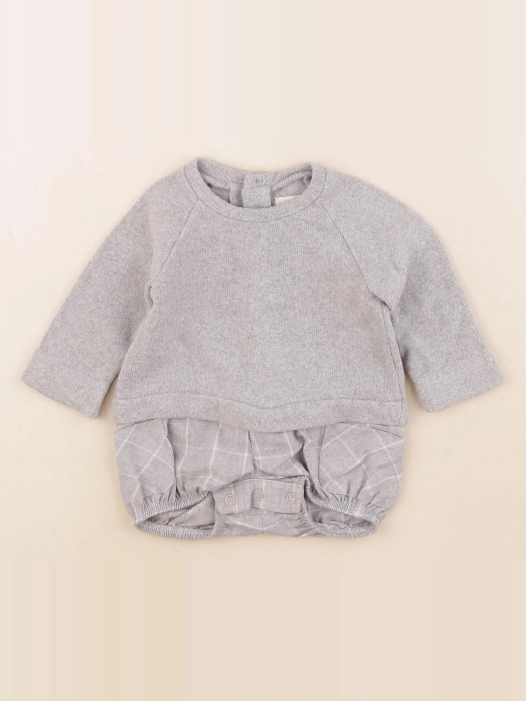 Mango - combinaison gris - 3 mois