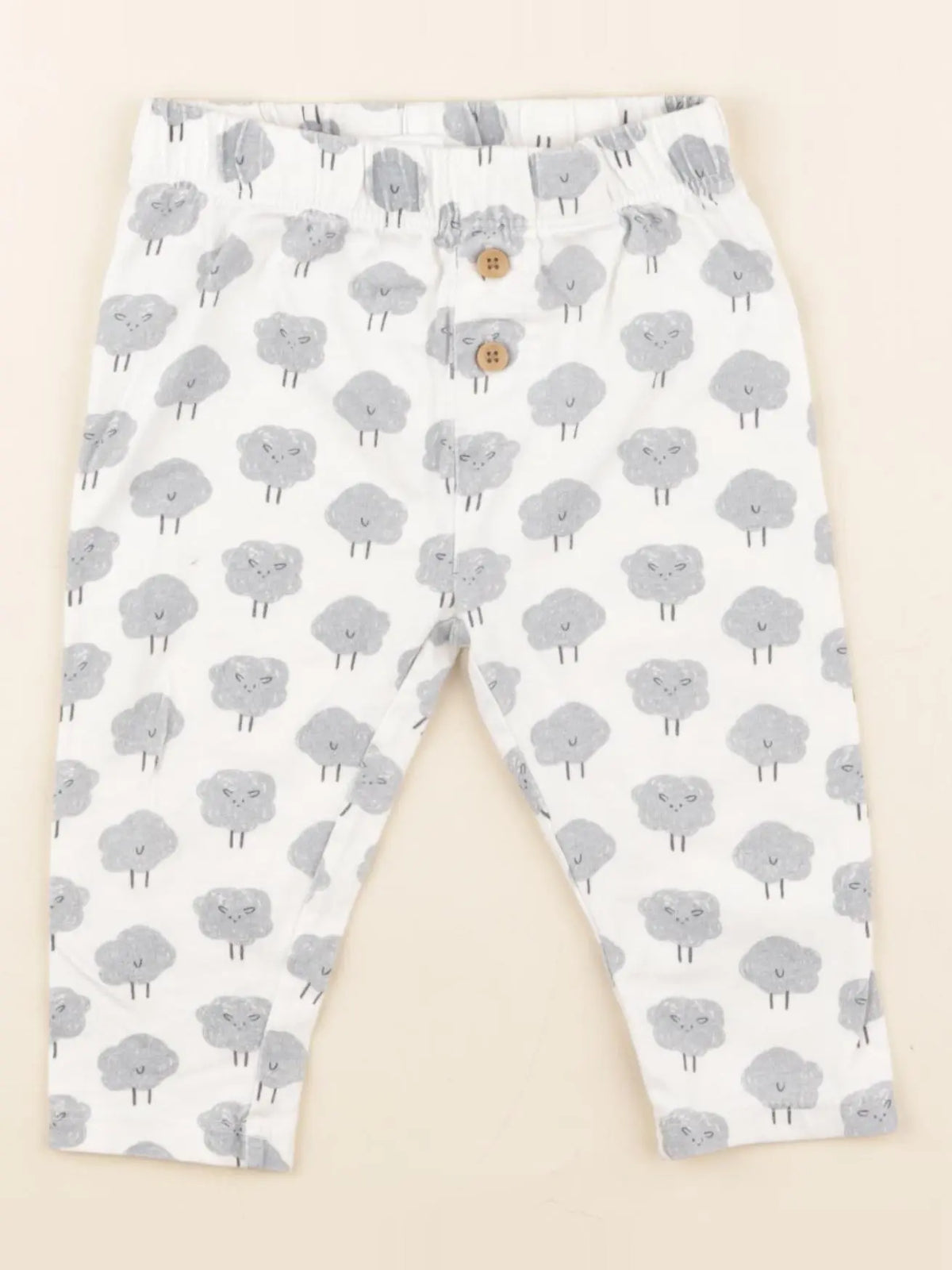 La Redoute - legging bleu - 12 mois