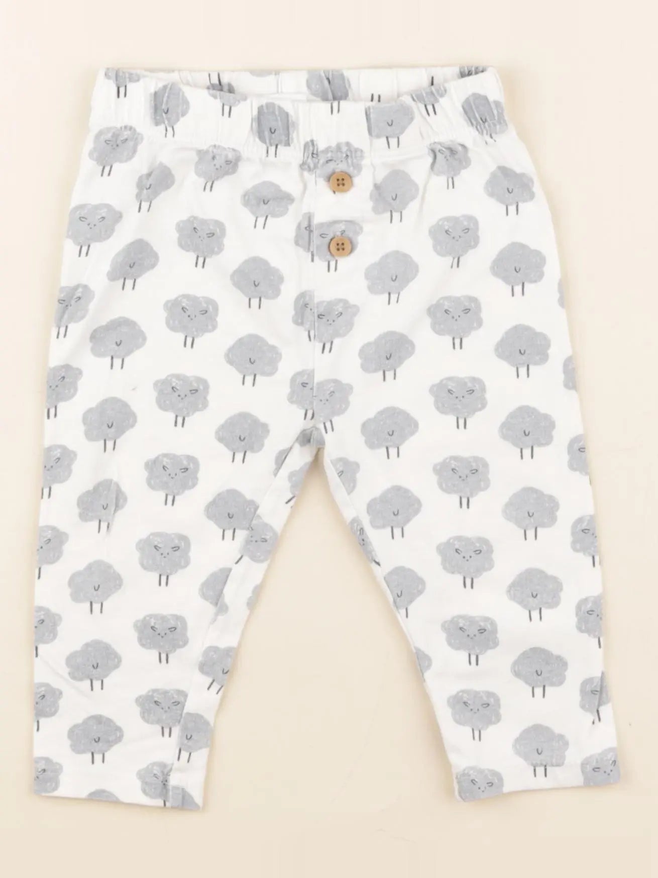 La Redoute - legging bleu - 12 mois