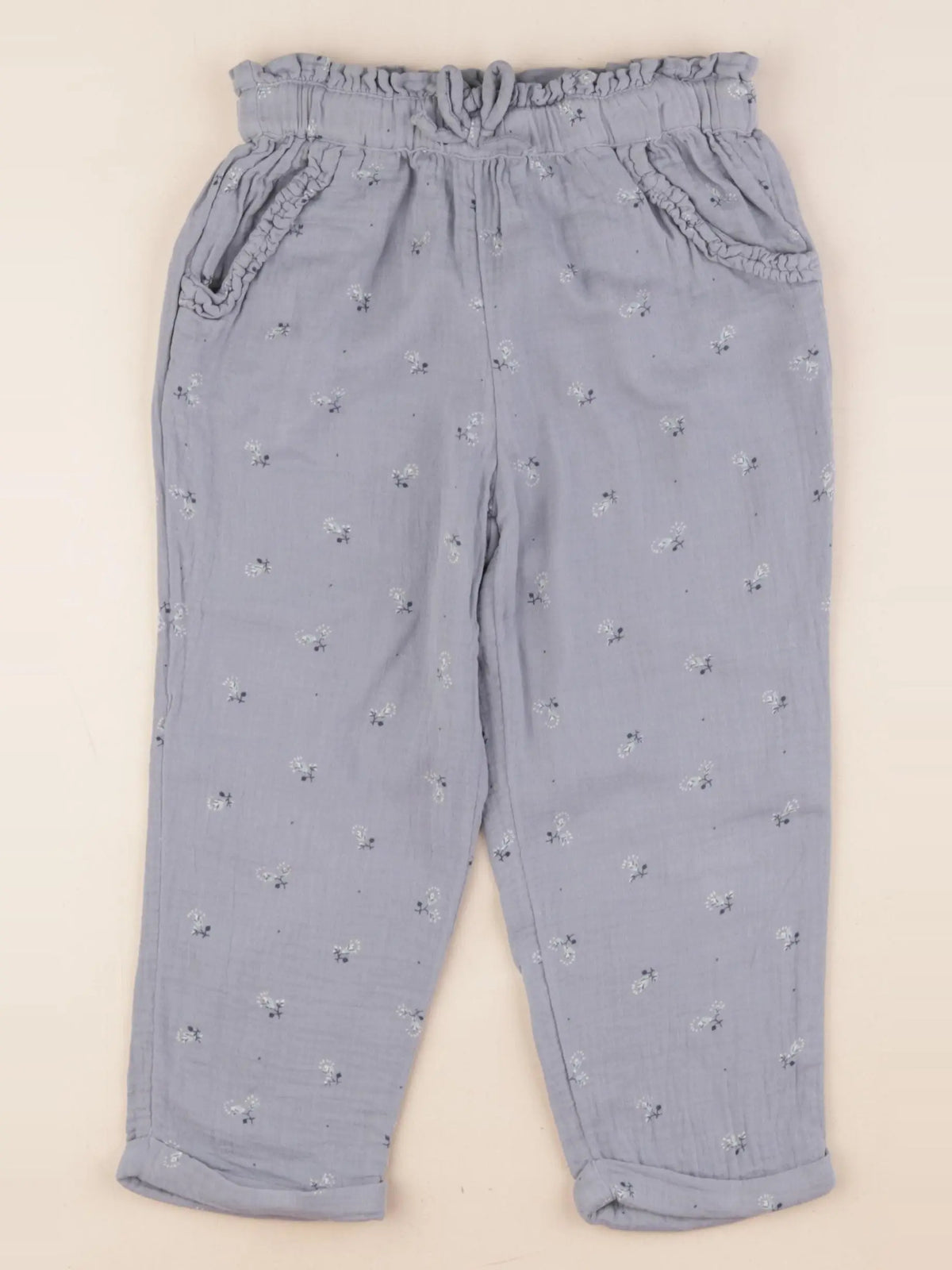 Vertbaudet - pantalon bleu - 6 ans