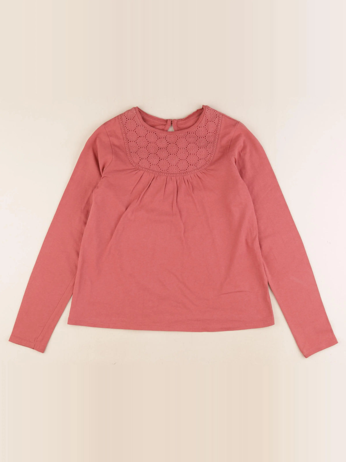 Vertbaudet - tee-shirt rose - 10 ans