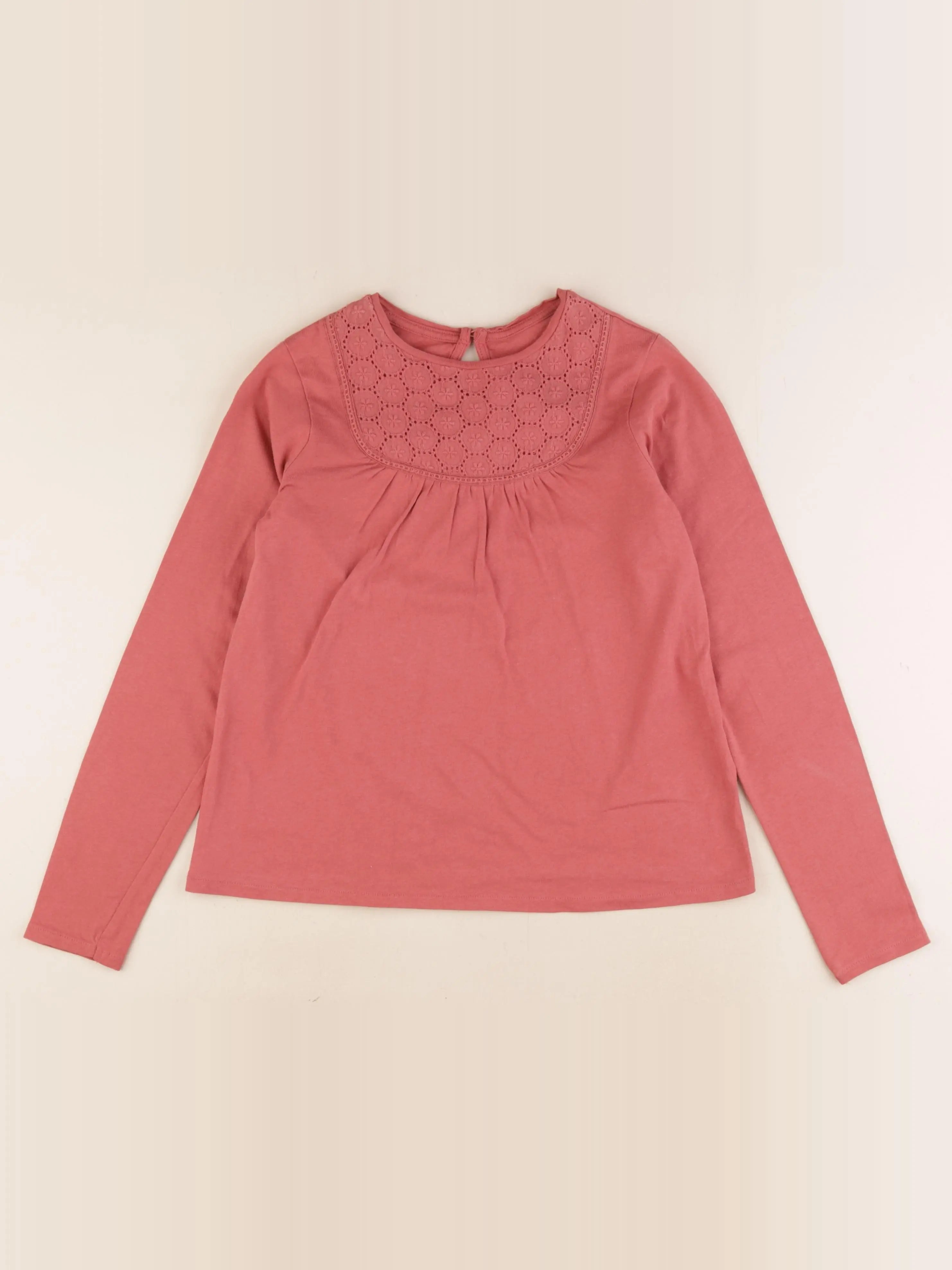 Vertbaudet - tee-shirt rose - 10 ans