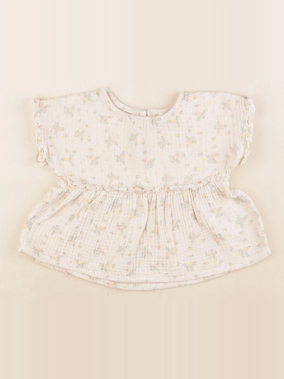 Vertbaudet - blouse beige - 3 ans