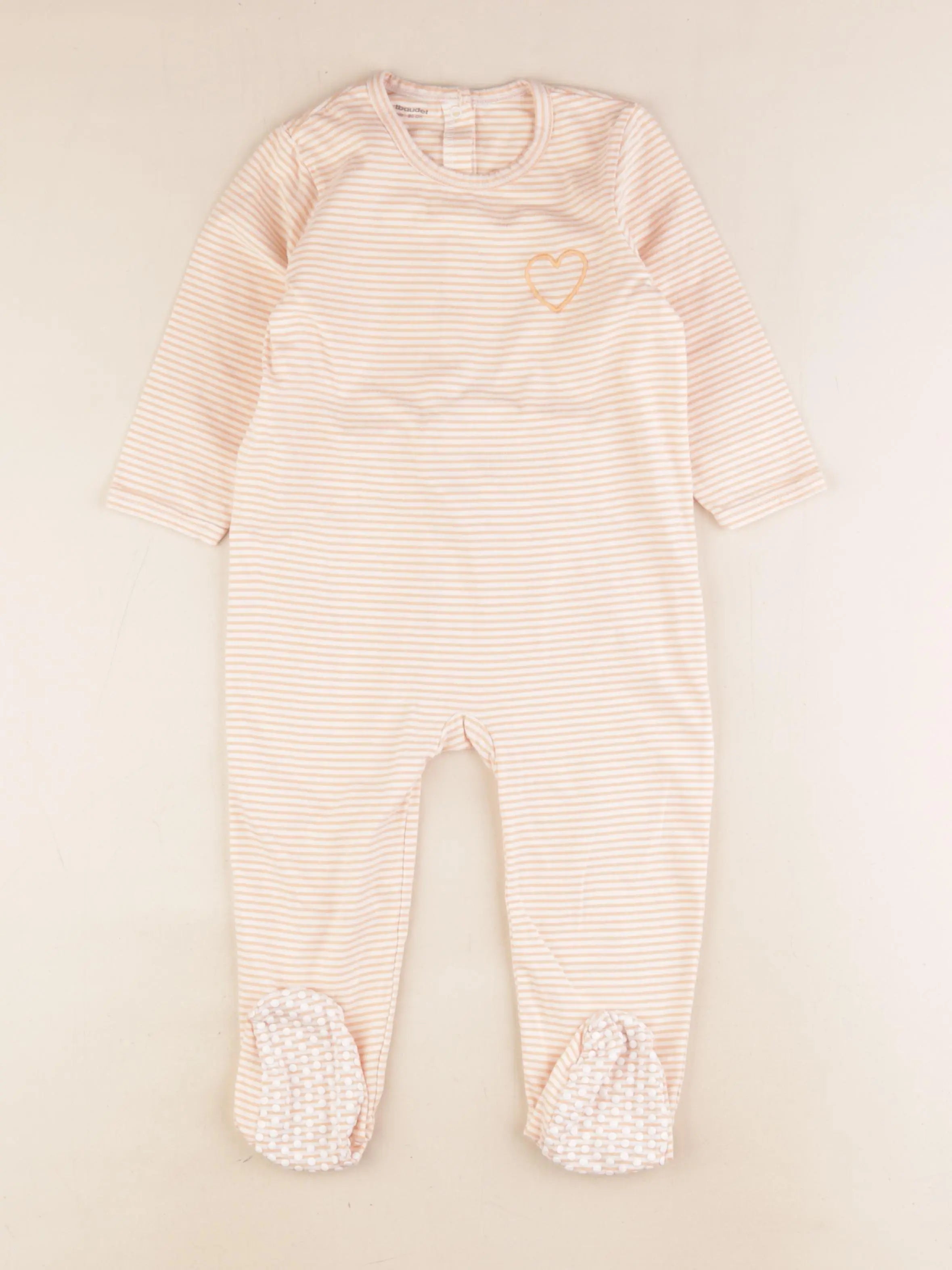 Vertbaudet - pyjama coton orange - 24 mois