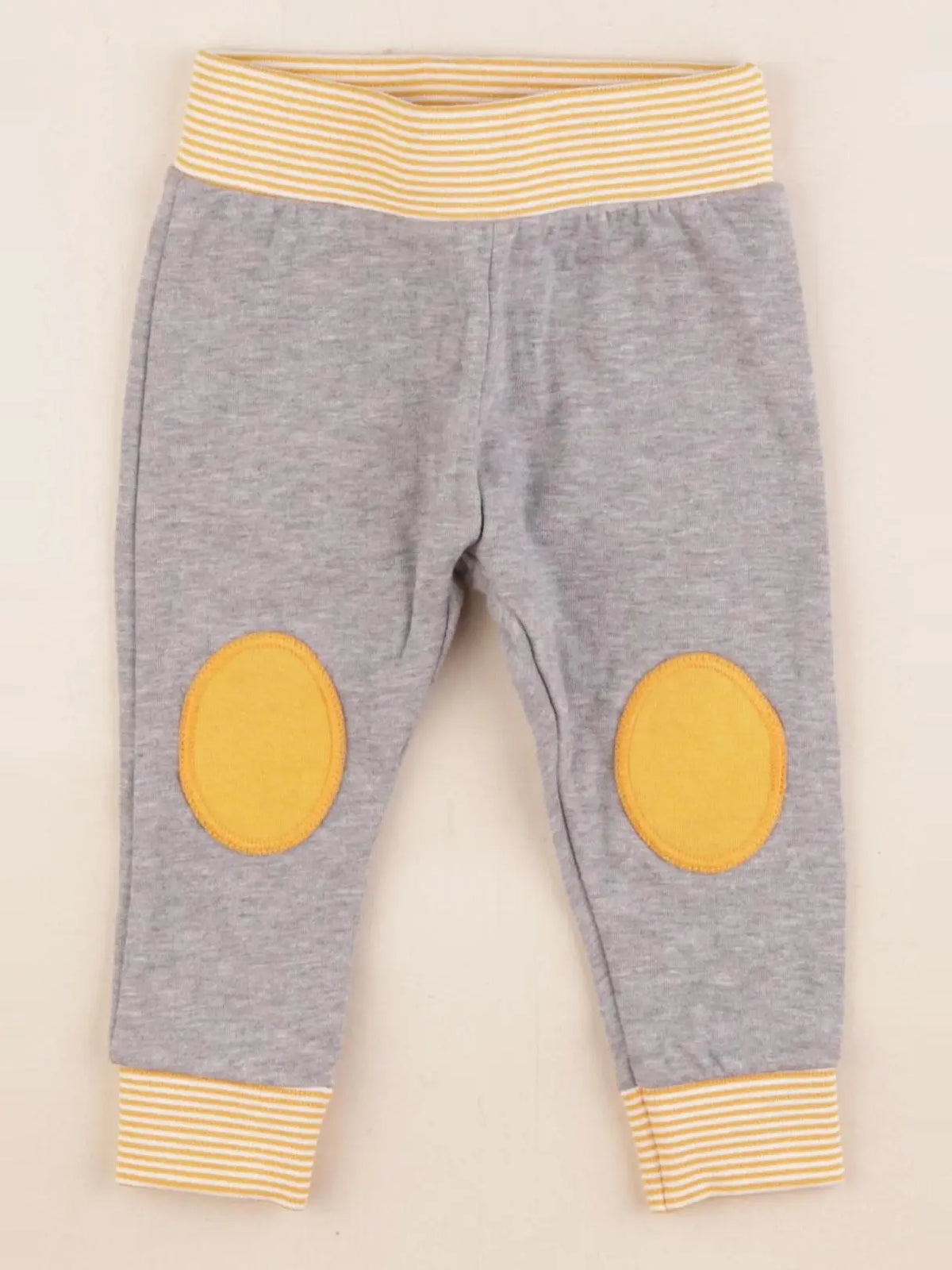 Petit Bateau - jogging jaune, gris - 12 mois