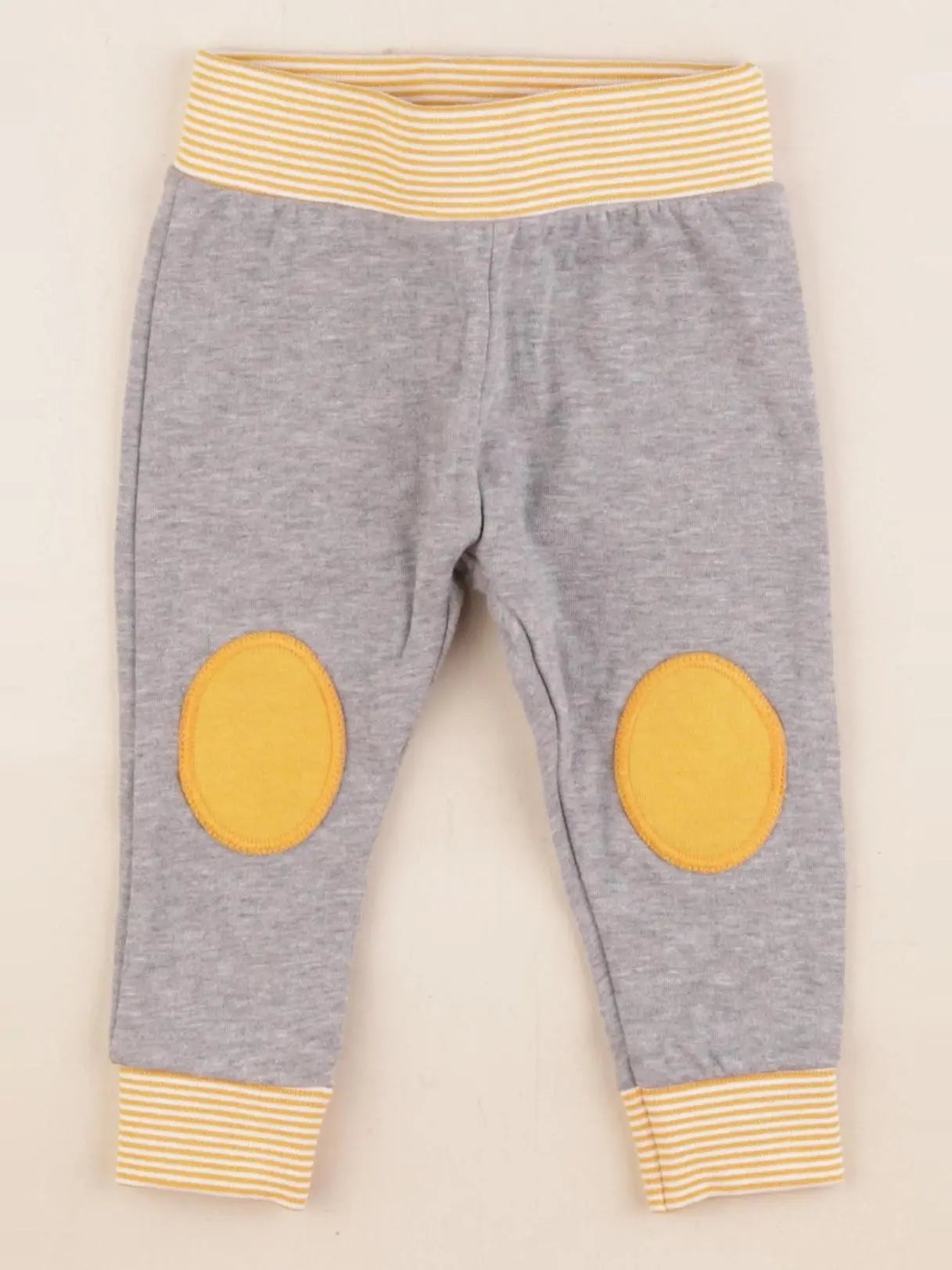 Petit Bateau - jogging jaune, gris - 12 mois
