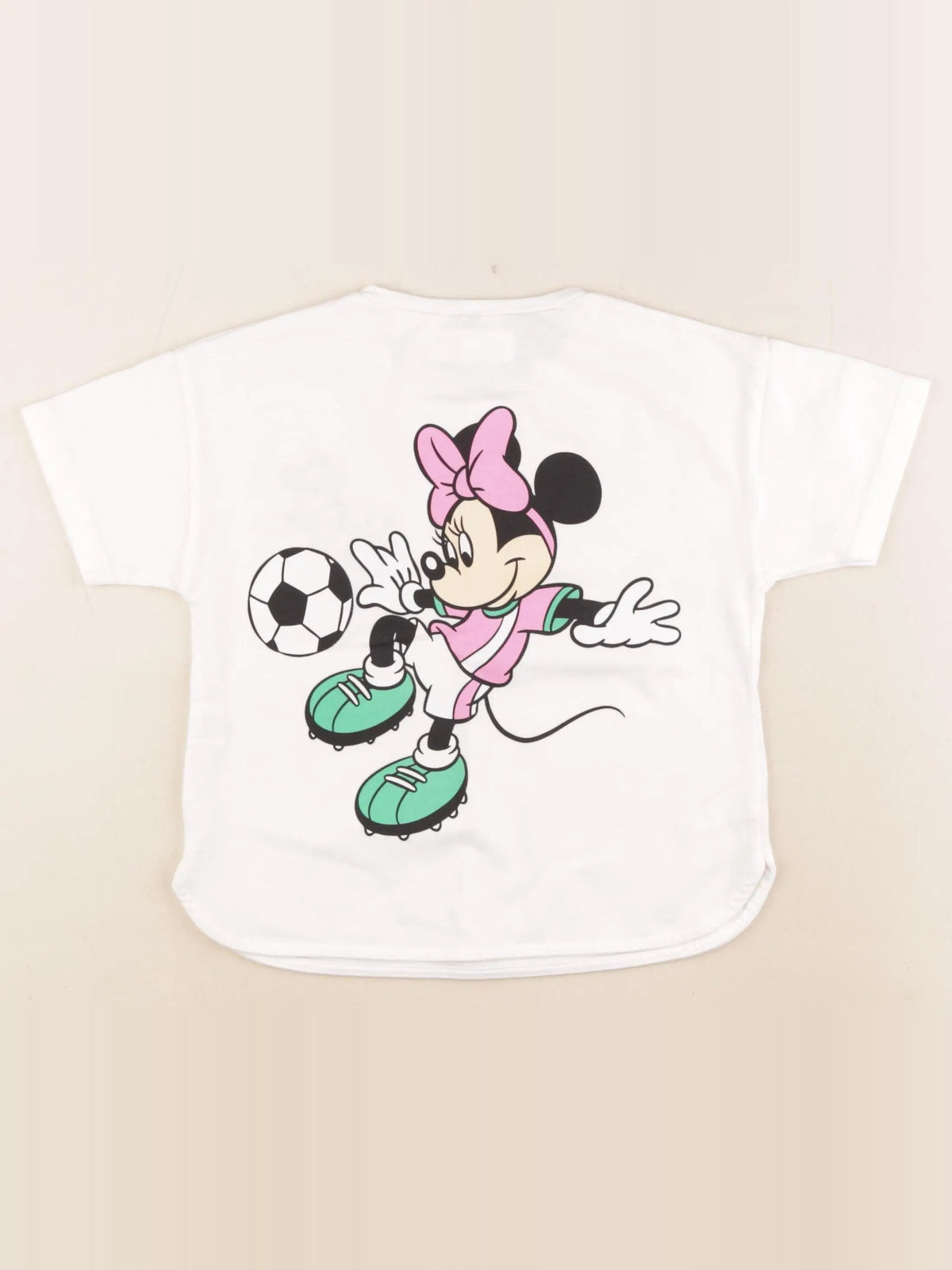 Zara - tee-shirt imprimé au dos blanc - 5 ans
