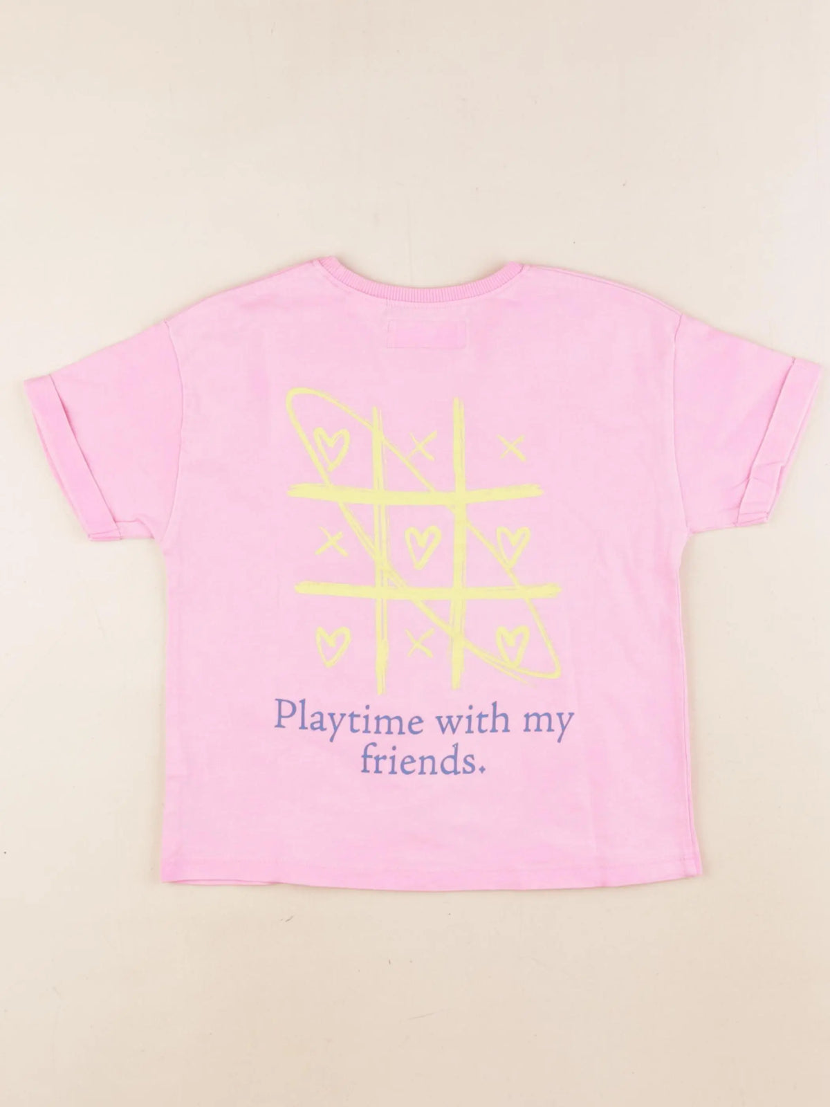 Zara - tee-shirt imprimé au dos rose - 5 ans