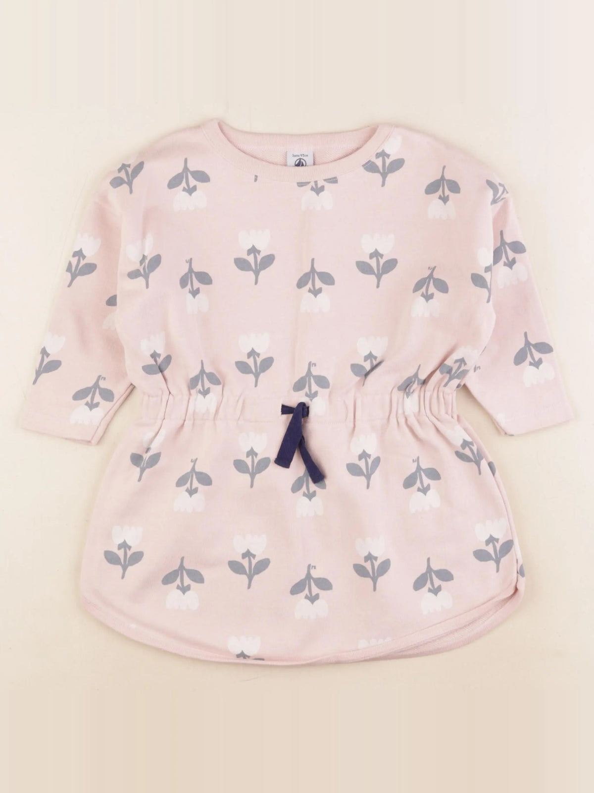 Petit Bateau - robe rose - 3 ans