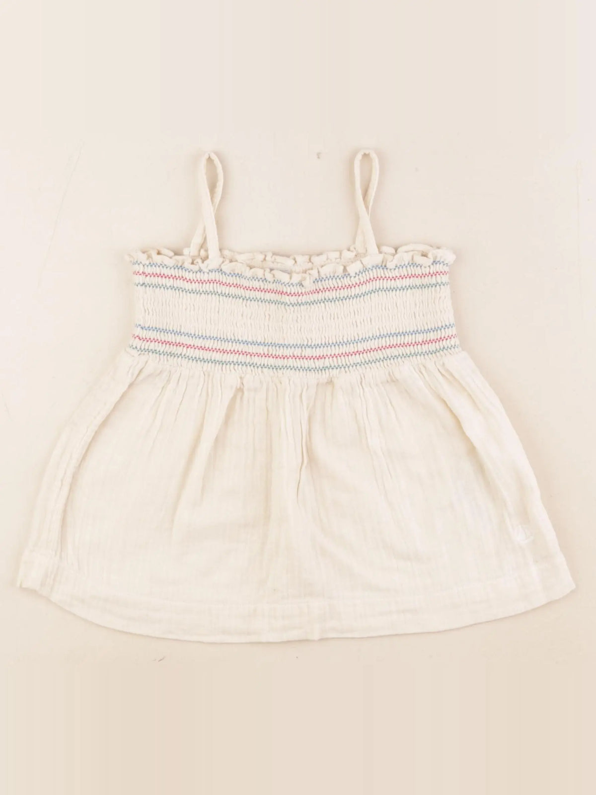 Petit Bateau - blouse beige, multicolore - 4 ans