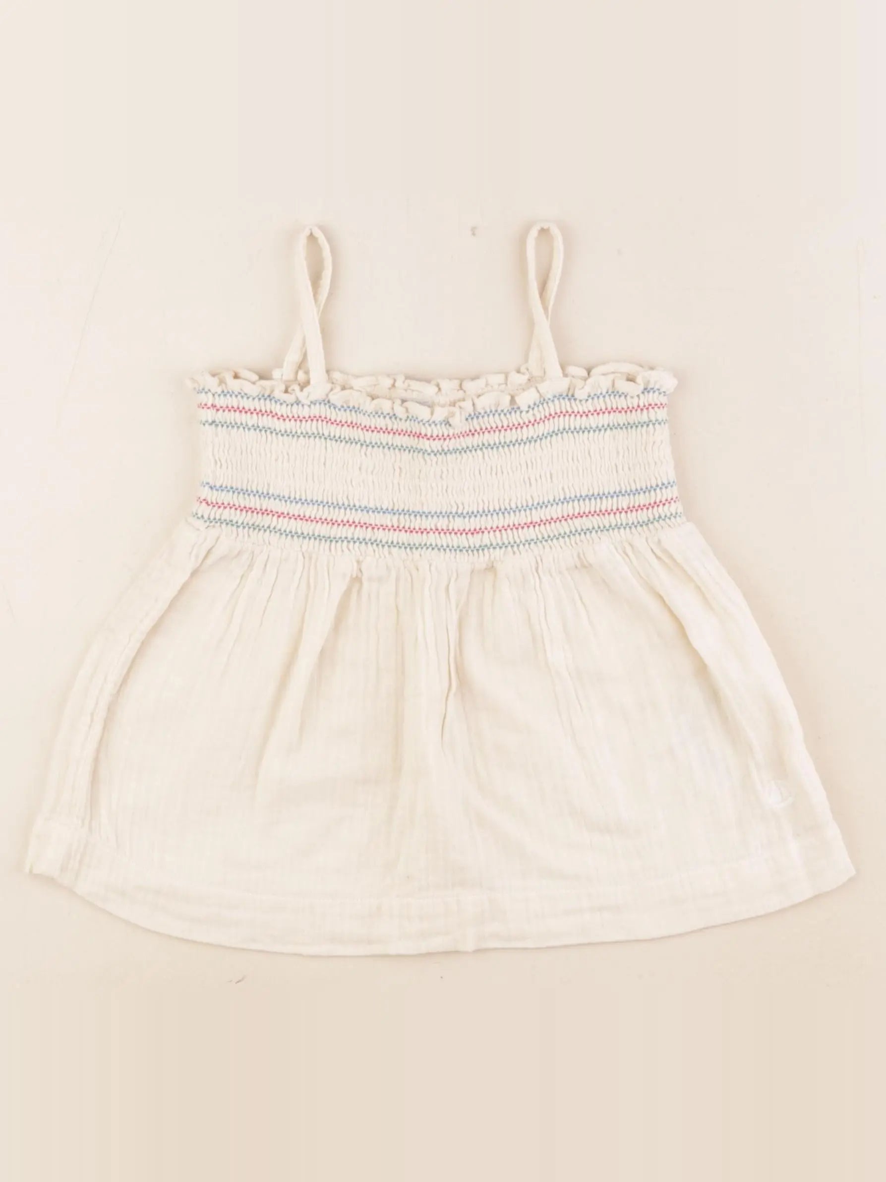 Petit Bateau - blouse beige, multicolore - 4 ans