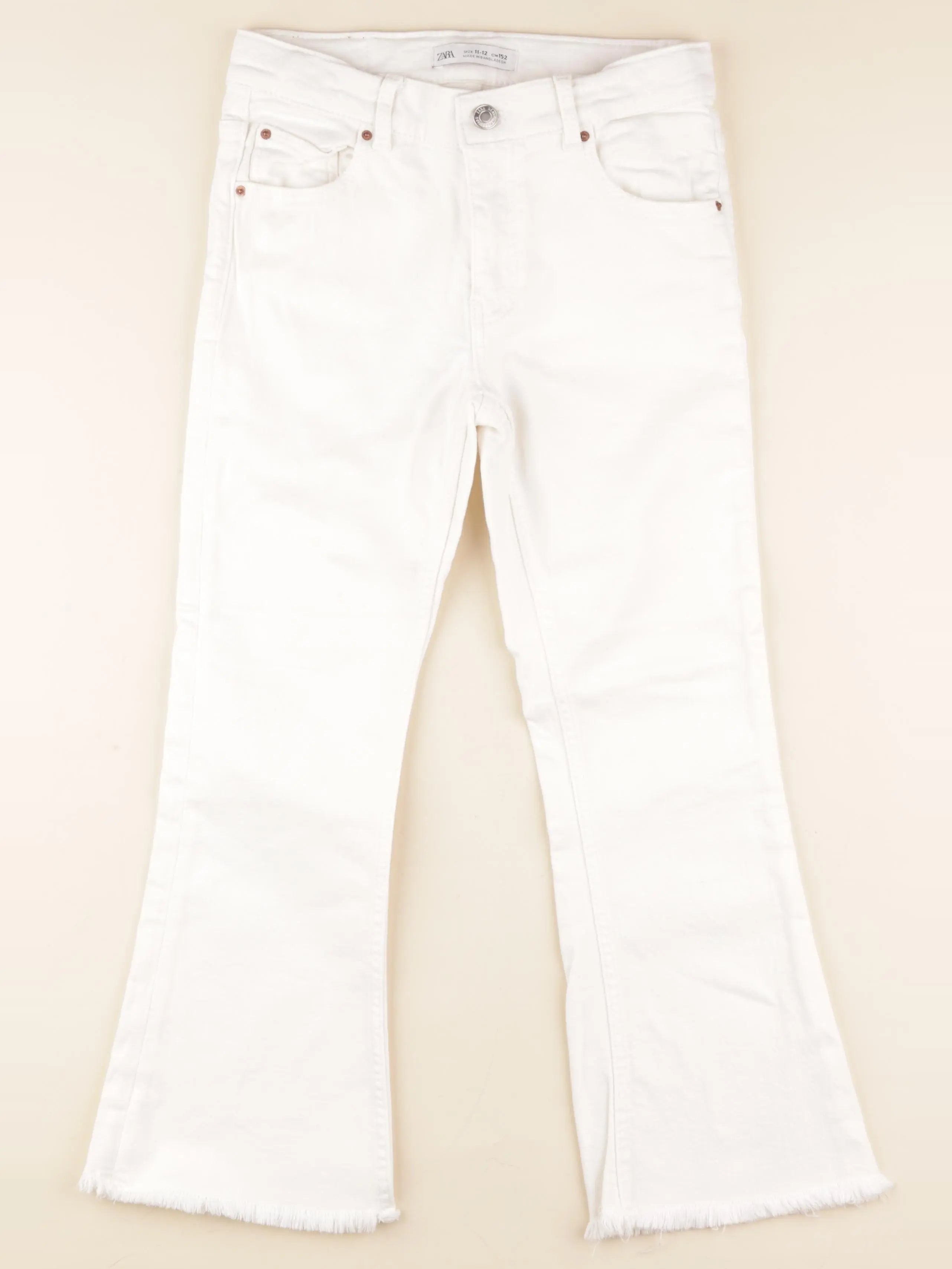 Zara - jean blanc - 11/12 ans