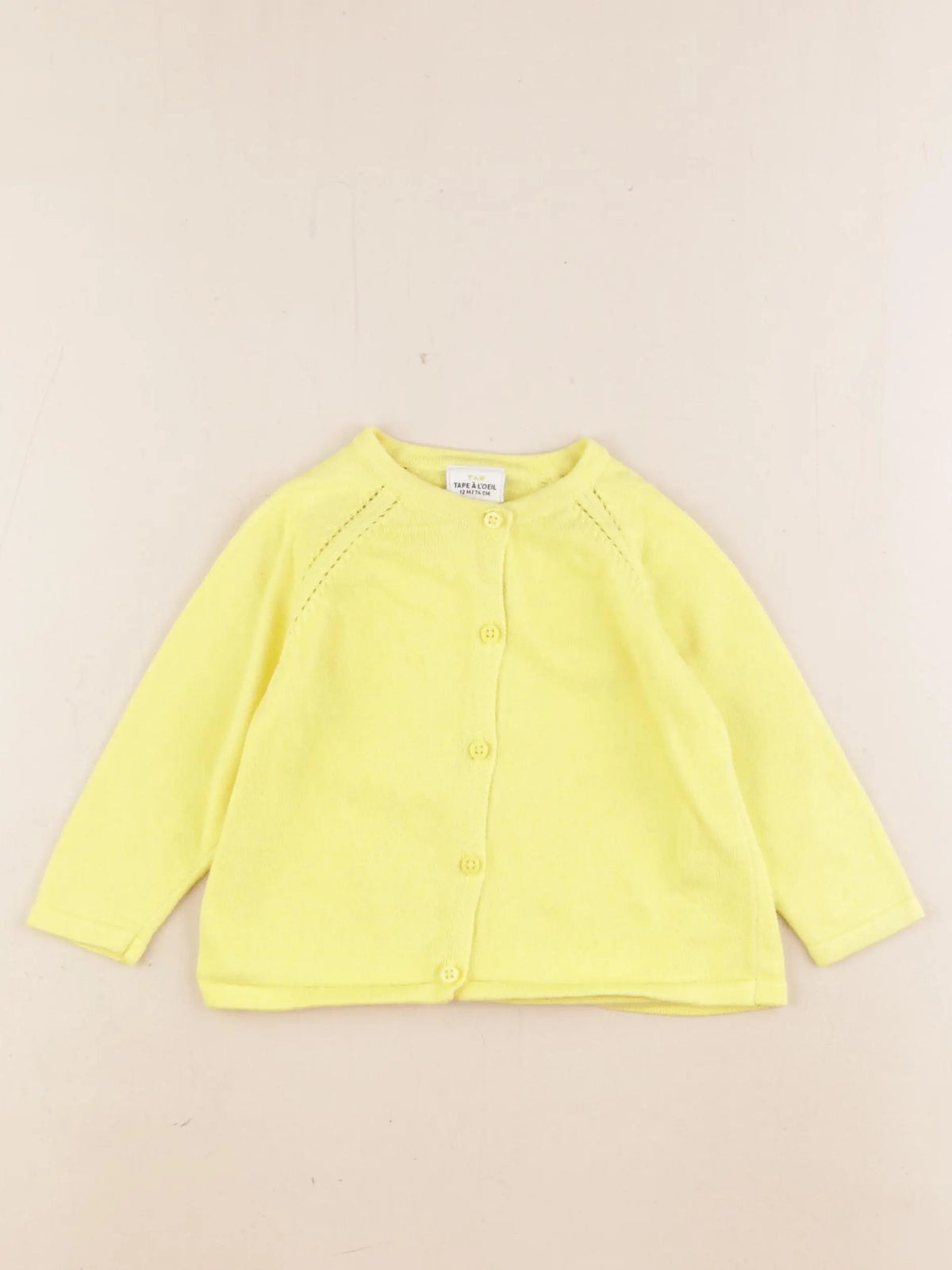 Tape à l'oeil - gilet jaune - 12 mois
