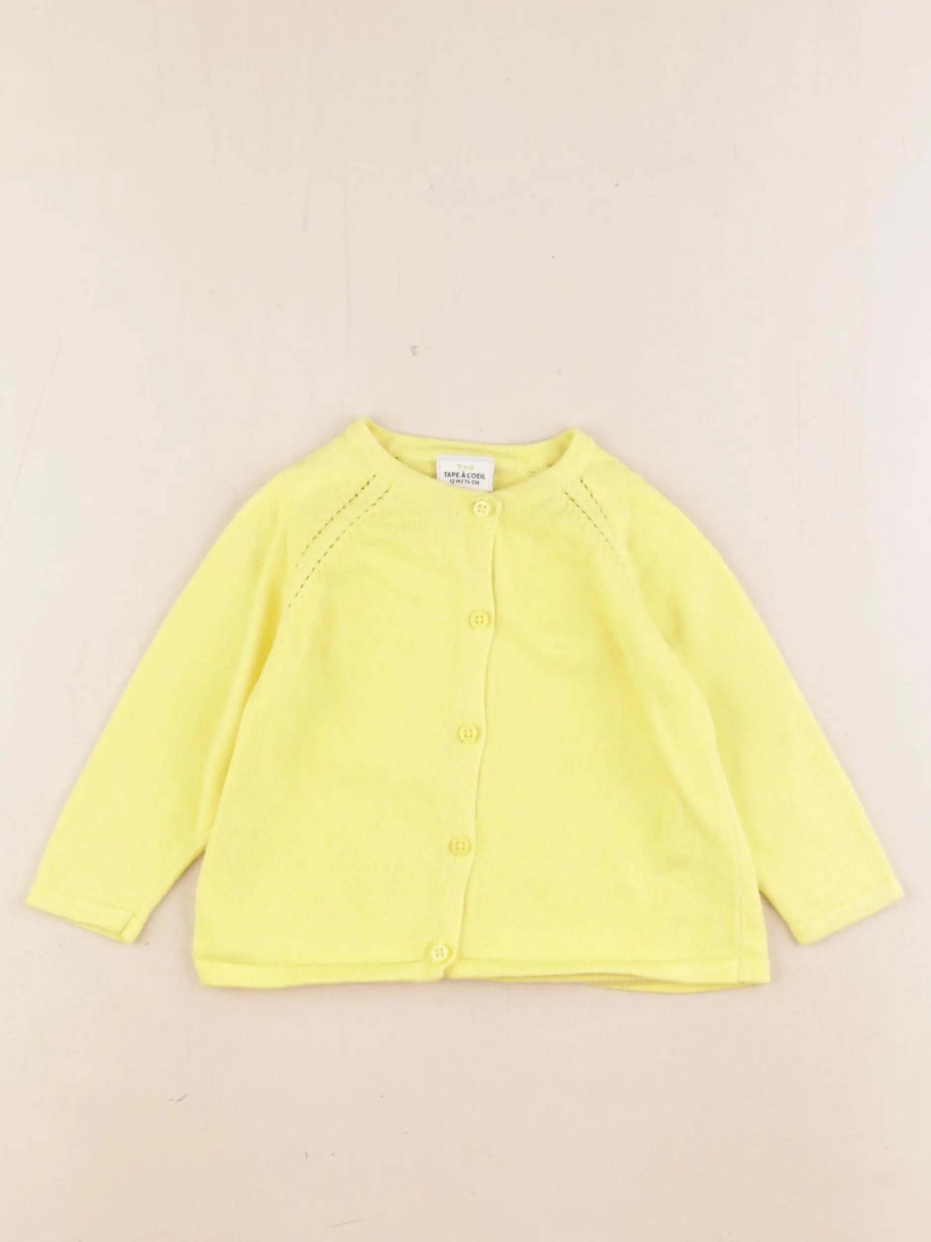 Tape à l'oeil - gilet jaune - 12 mois