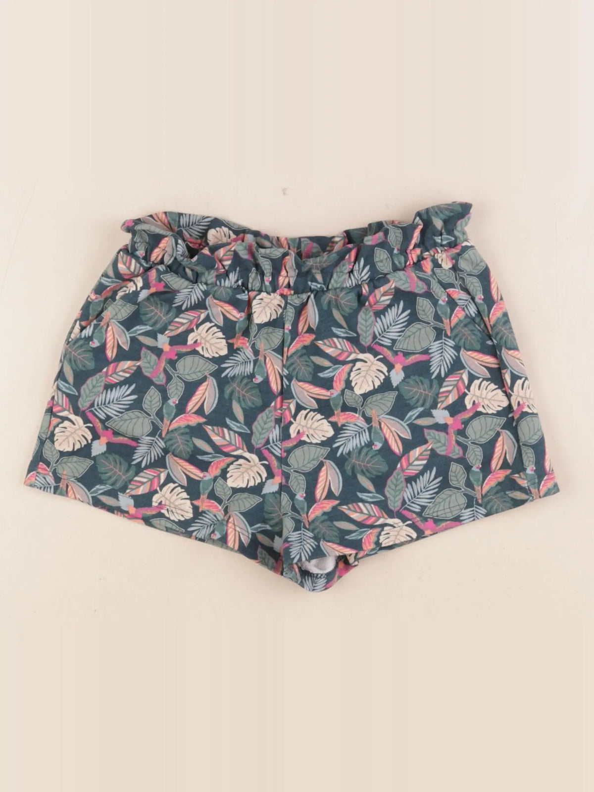 Vertbaudet - short vert - 6 ans
