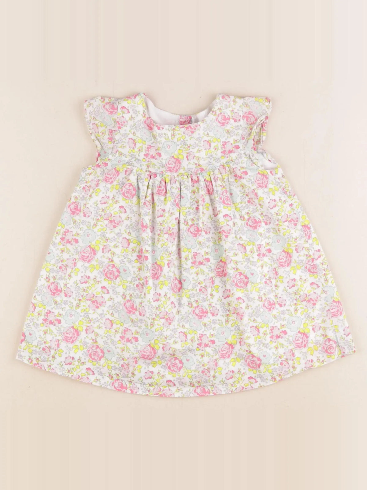 Jacadi - robe liberty multicolore - 6 mois
