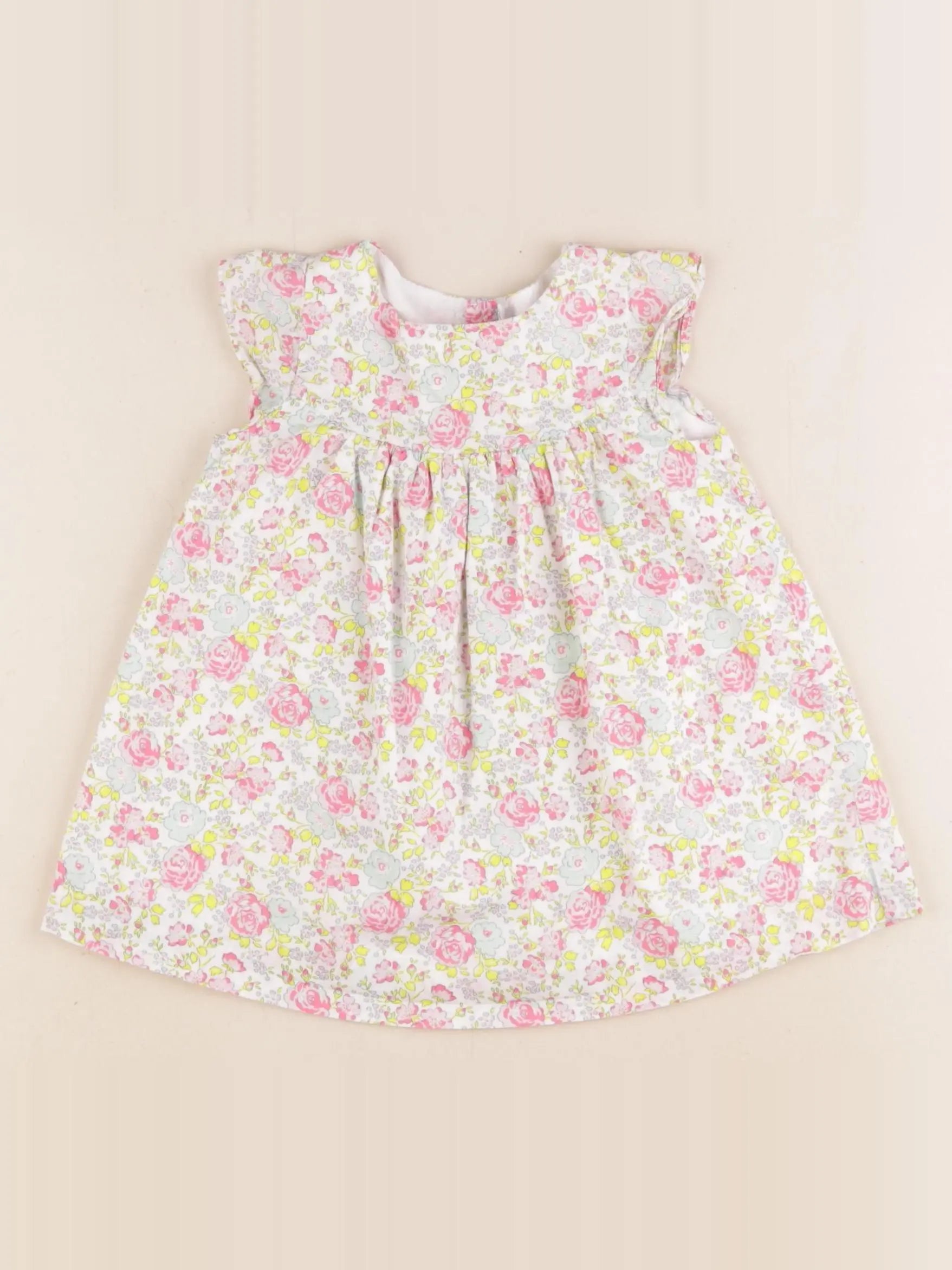 Jacadi - robe liberty multicolore - 6 mois