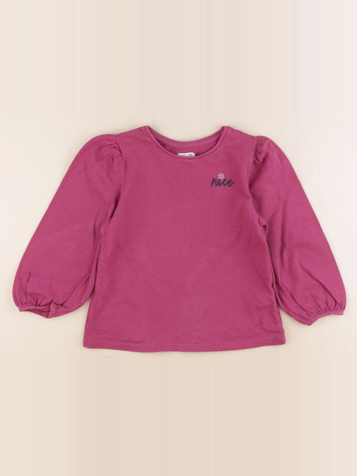 Vertbaudet - tee-shirt rose - 6 ans