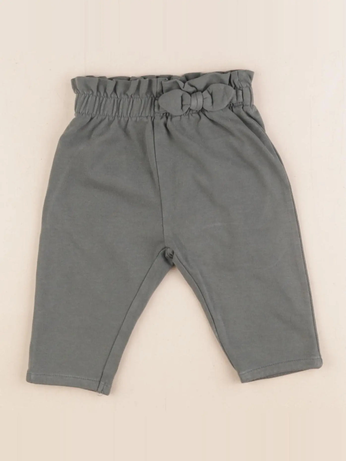Vertbaudet - pantalon vert - 6 mois