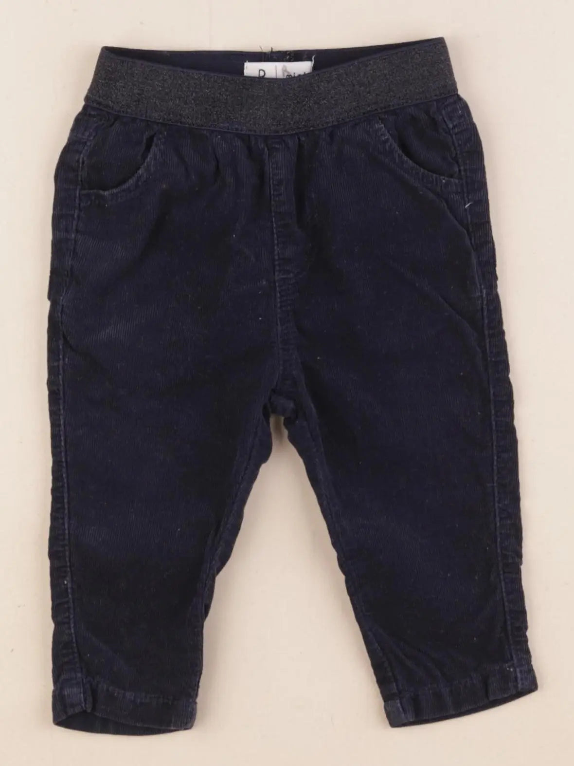 La Redoute - pantalon bleu - 6 mois