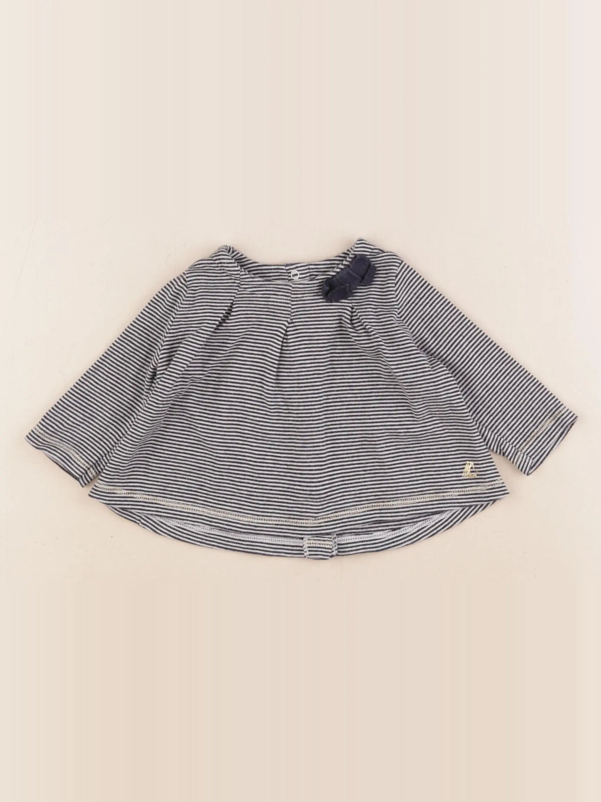 Petit Bateau - tee-shirt bleu - 3 mois