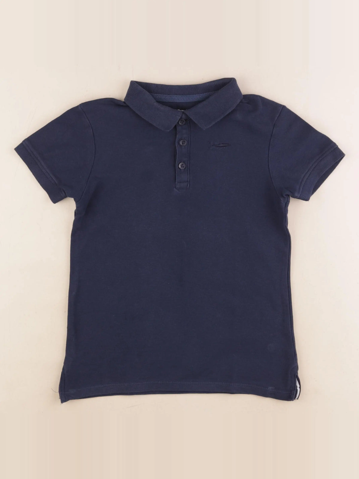 Vertbaudet - polo bleu - 8 ans